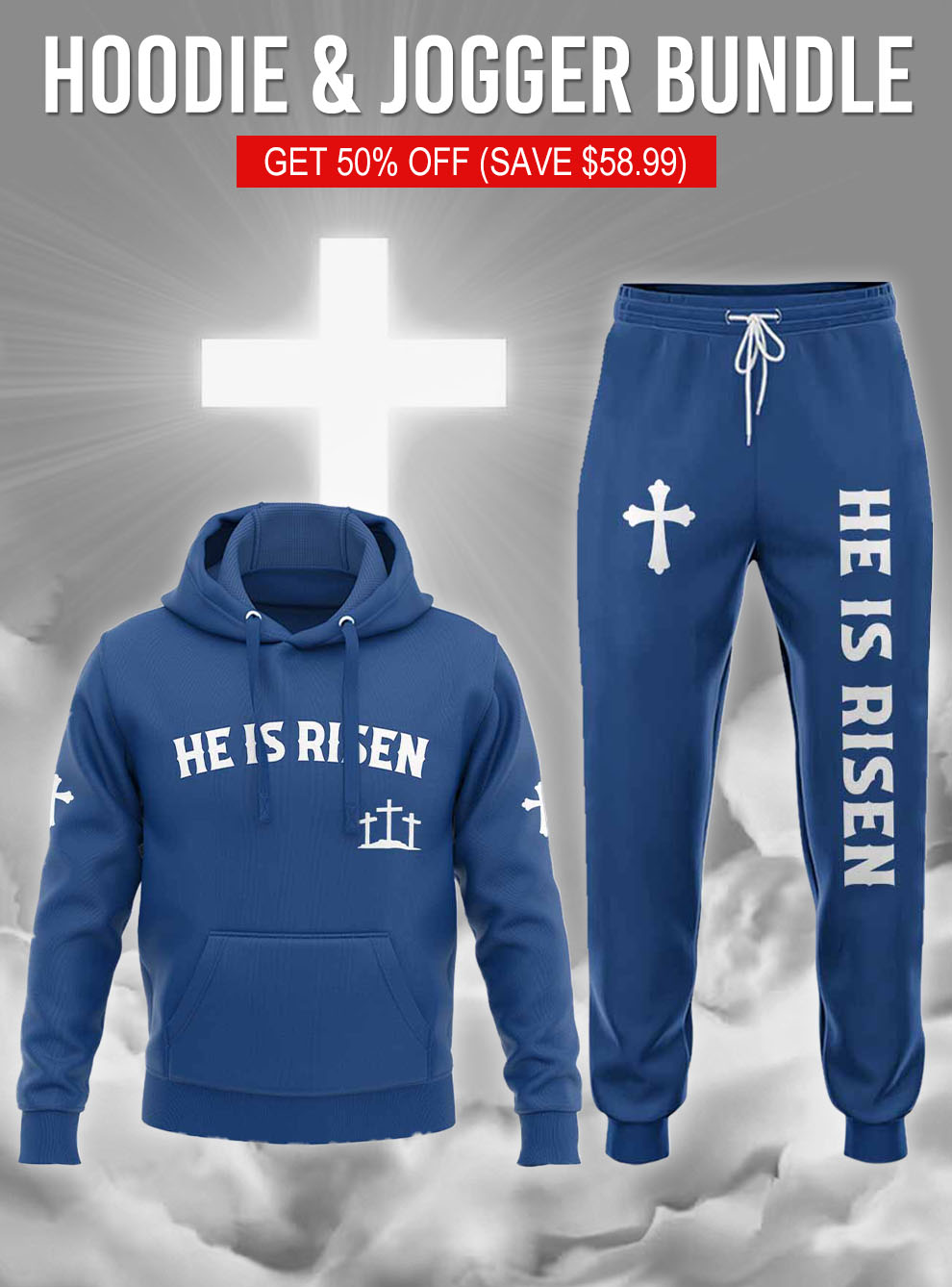 He Died For Me Hoodie & Jogger Bundle