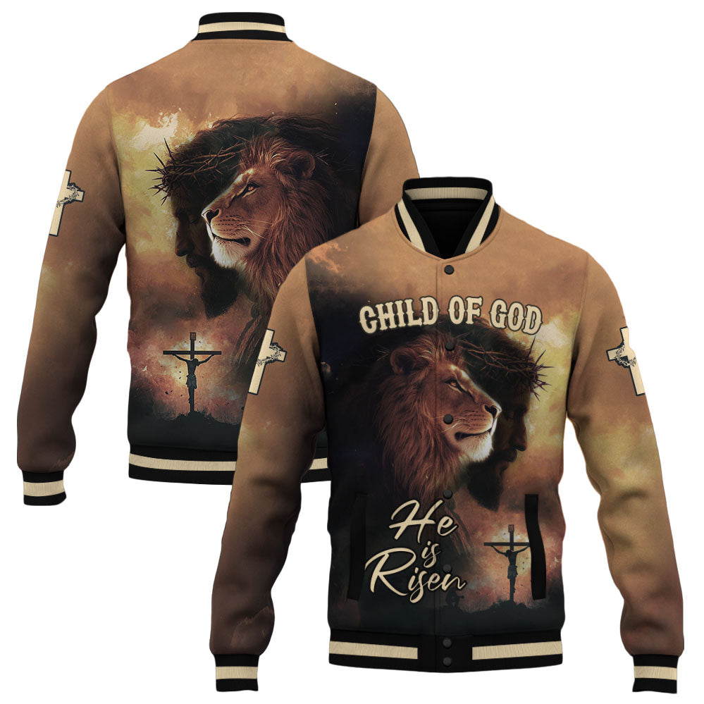 He Is Risen Baseball Jacket