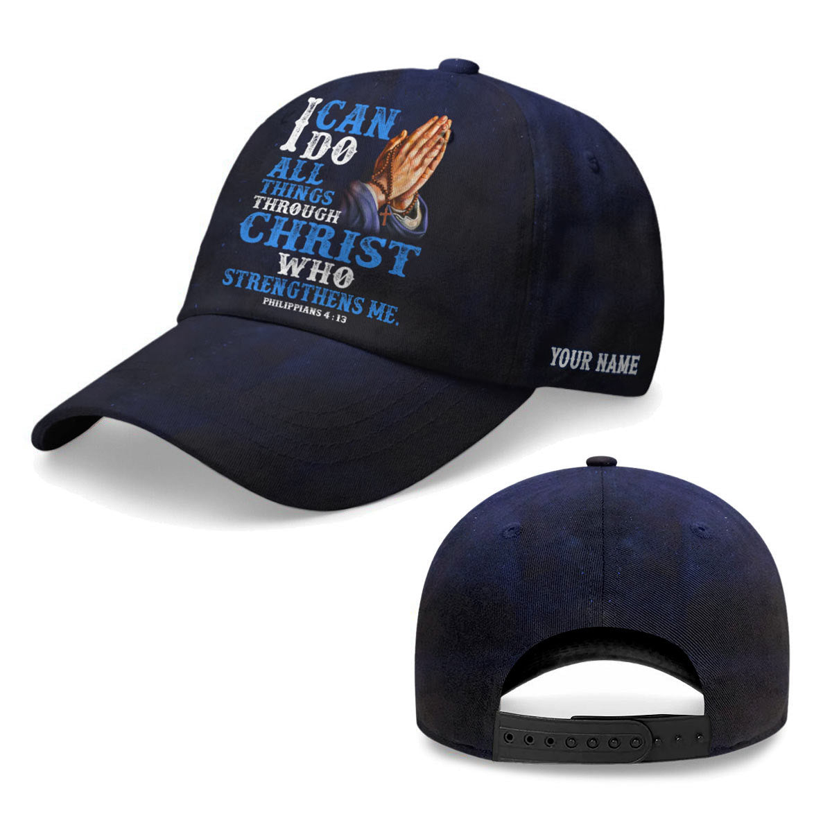 I can do All Things Through Christ Baseball Cap
