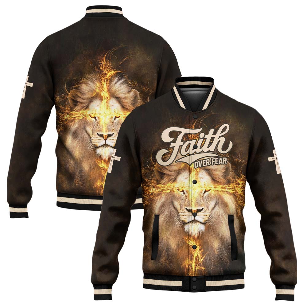 Man Of God Jesus Baseball Jacket