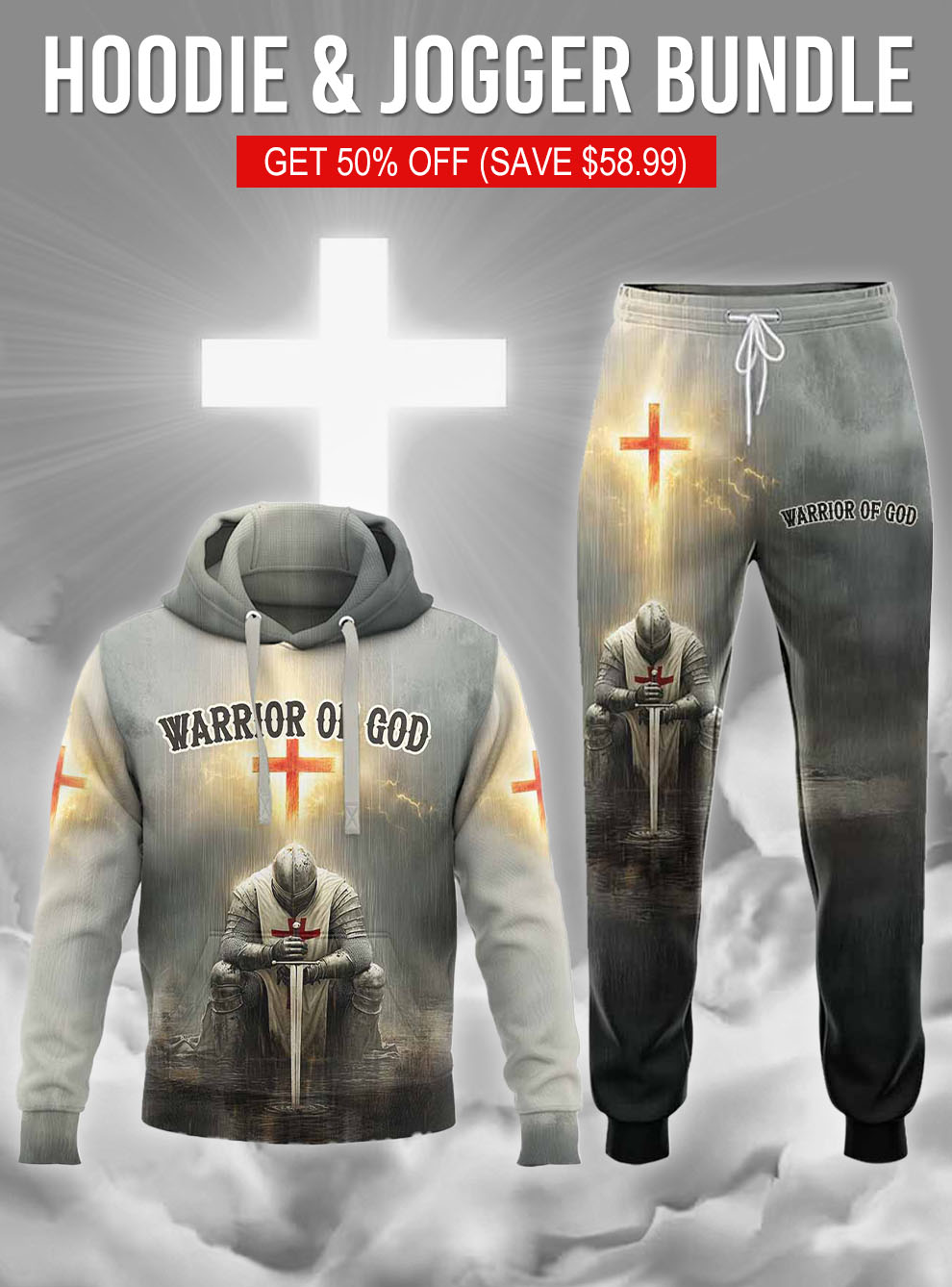 Put On The Full Armor Of God Hoodie & Jogger Bundle