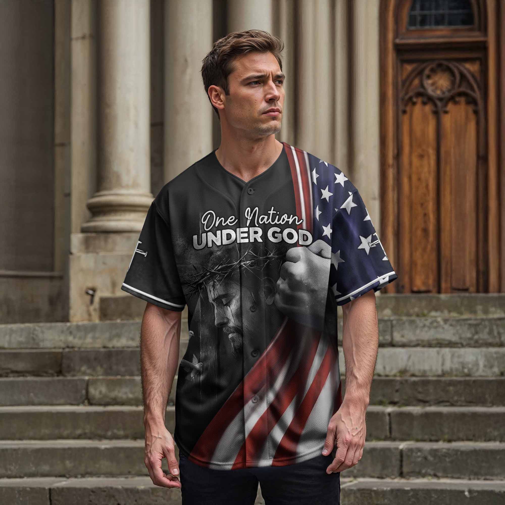 Blessed In The Nation Baseball Jersey