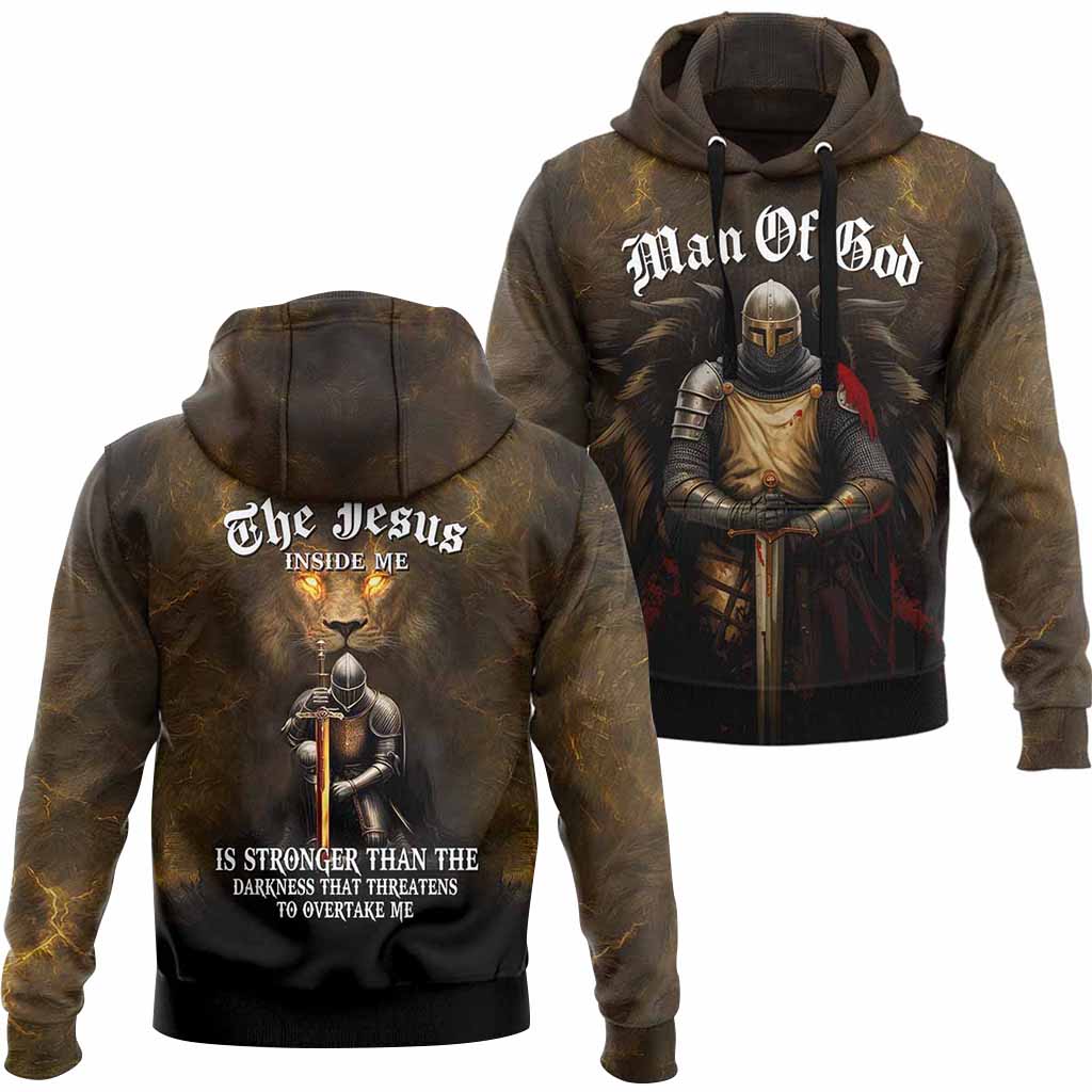 "Man Of God The Jesus Inside Me" Hoodie & Jogger Bundle