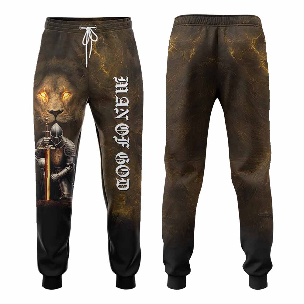 "Man Of God The Jesus Inside Me" Hoodie & Jogger Bundle