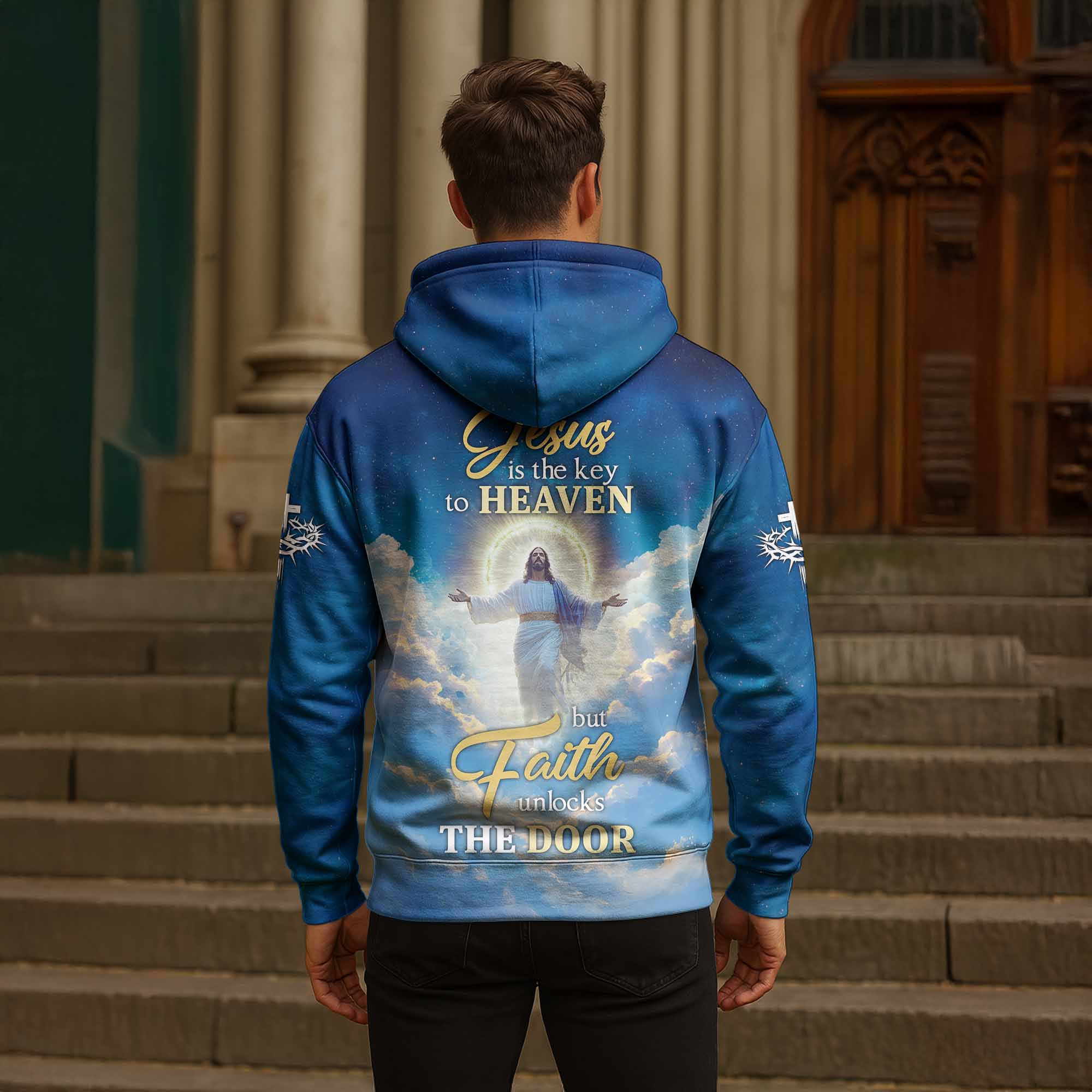 Faith Unlocks The Door Hoodie & Jogger Bundle