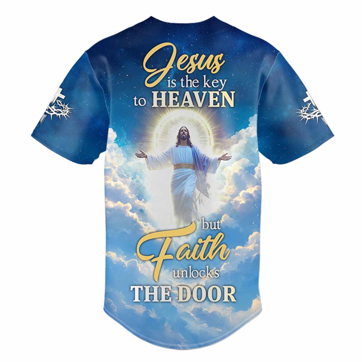 "Faith Unlocks The Door" Baseball Jersey