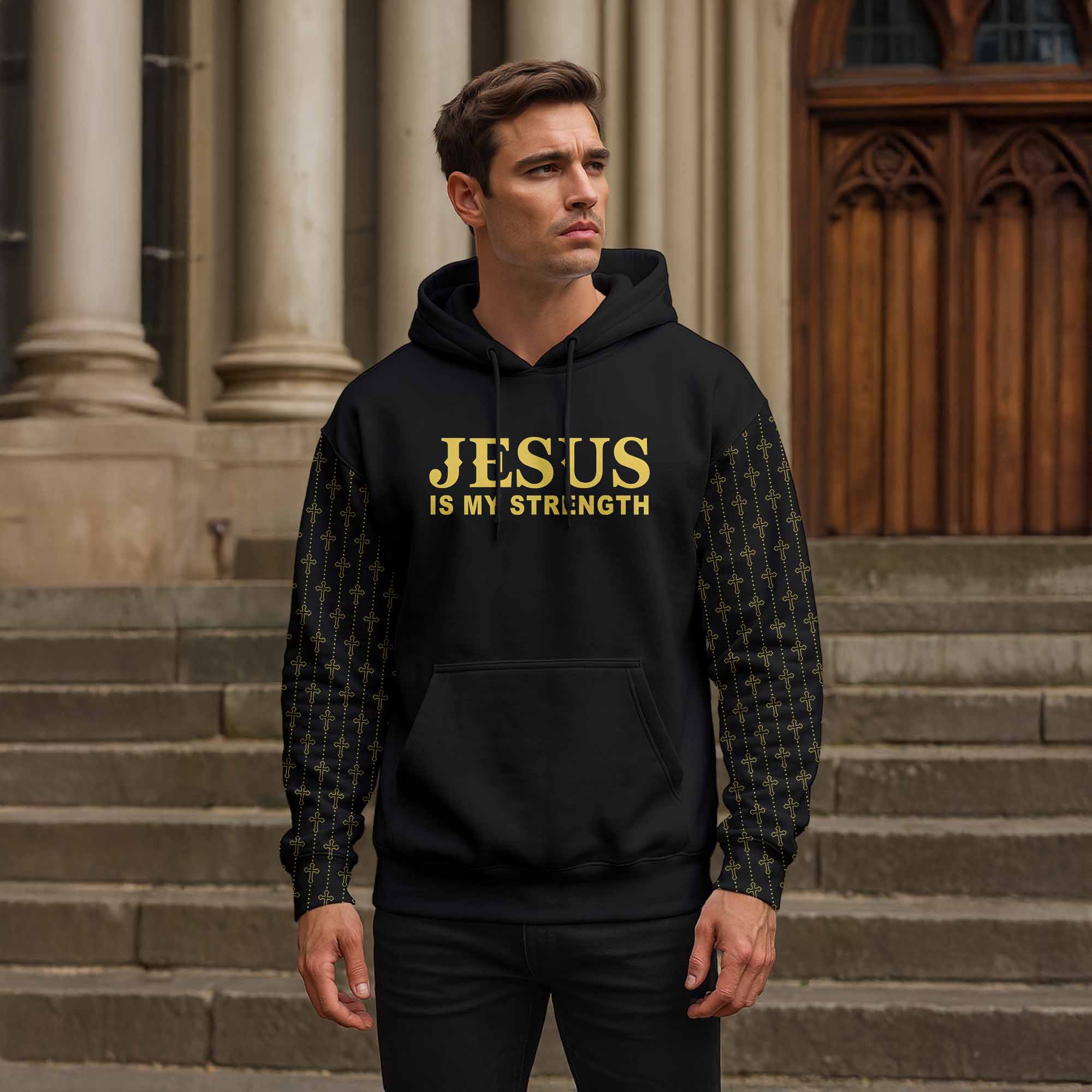 Jesus Is My Strength Hoodie