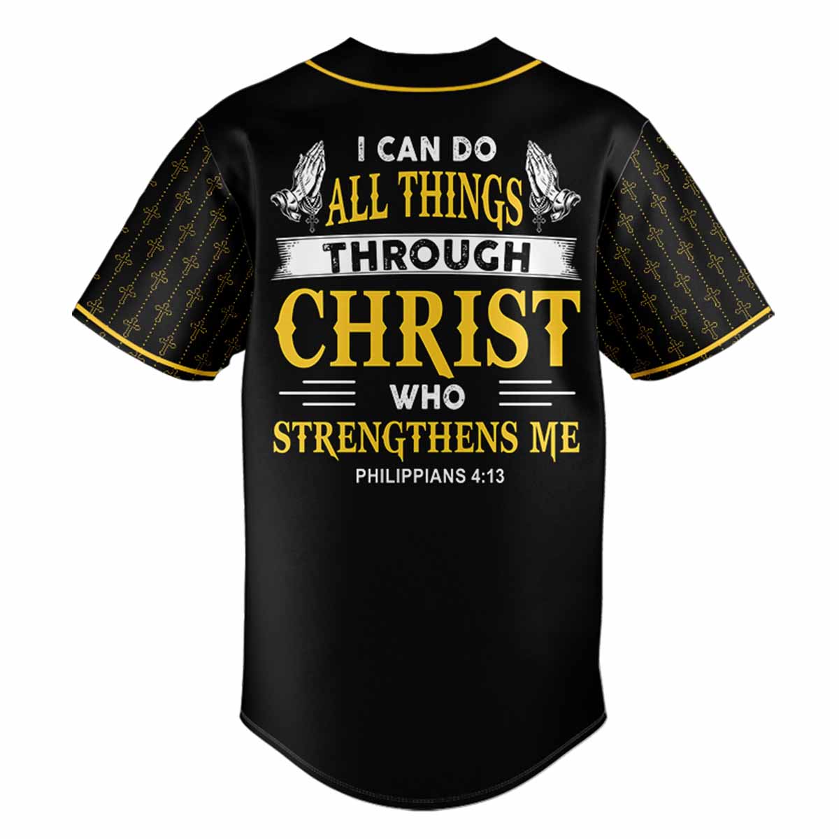 Jesus Is My Strength Baseball Jersey