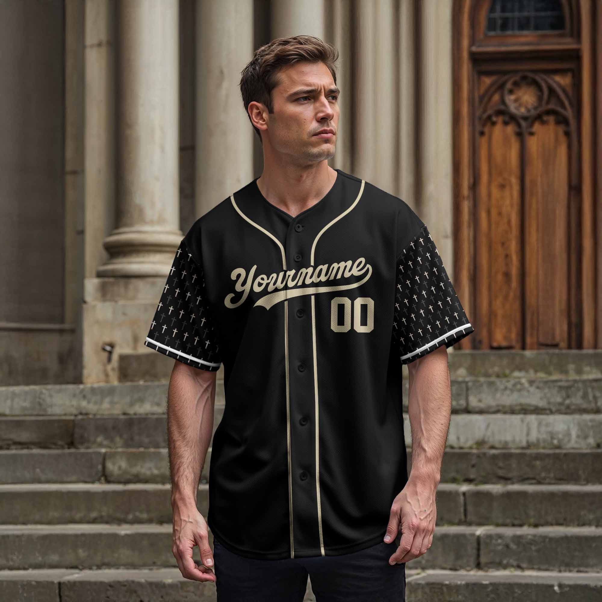 "I Need Jesus" Baseball Jersey Personalized