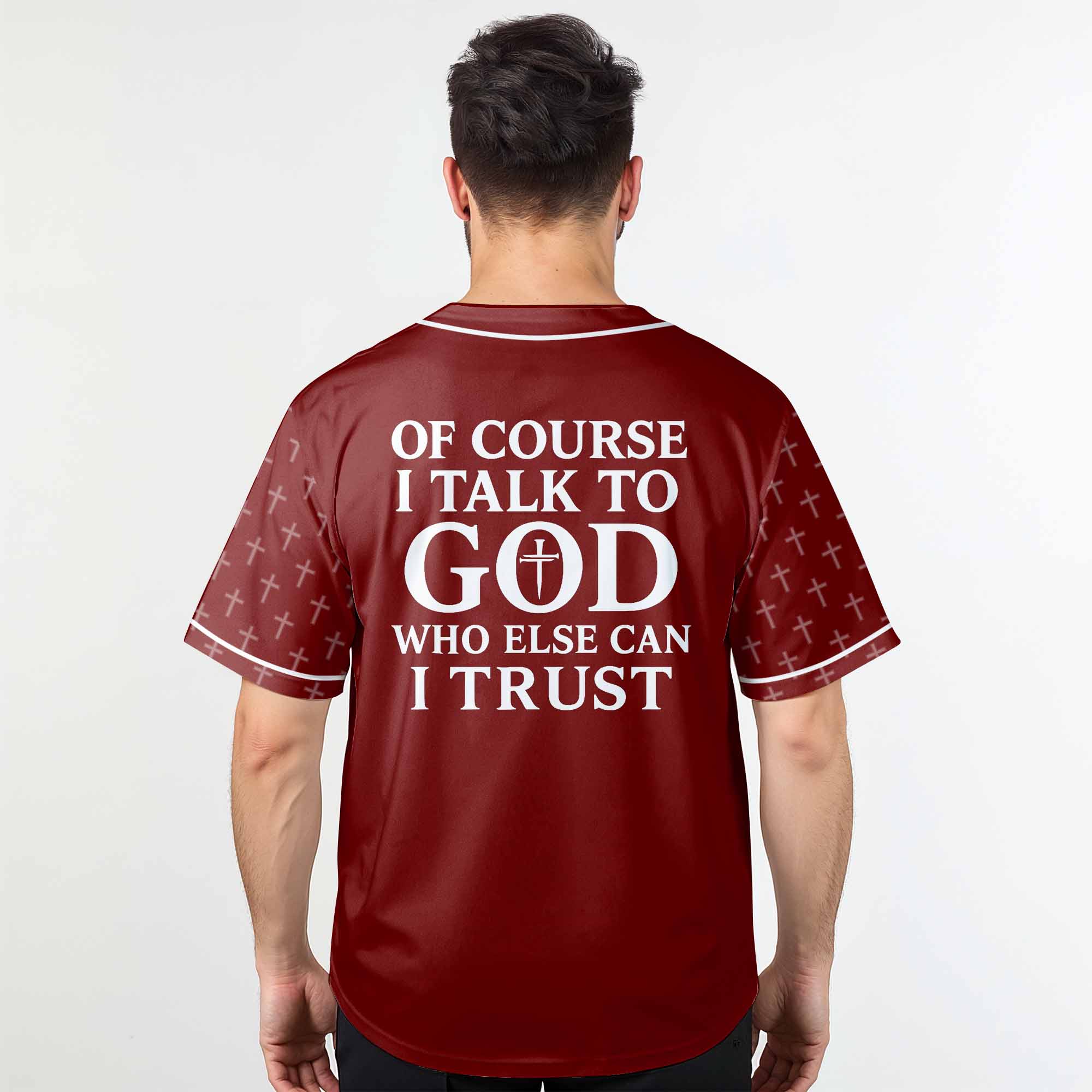 Who Else Can I Trust Baseball Jersey Personalized