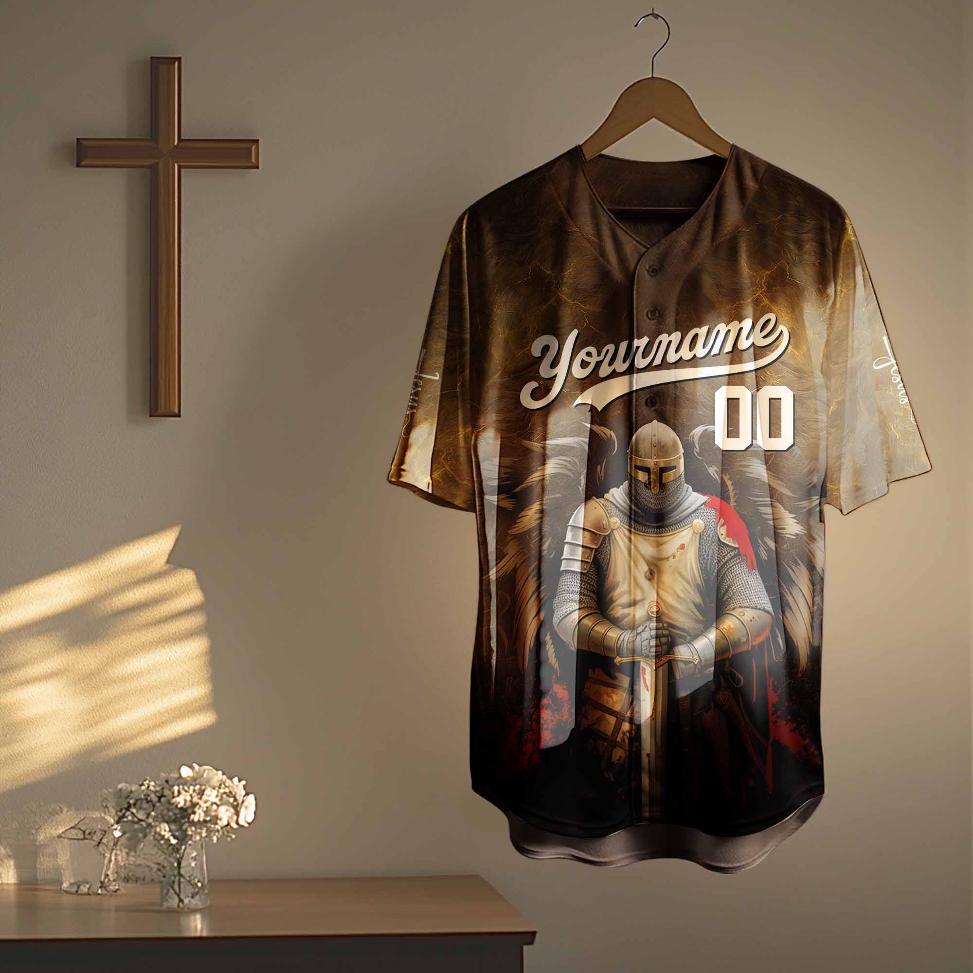 "The Jesus Inside Me" Baseball Jersey Personalized