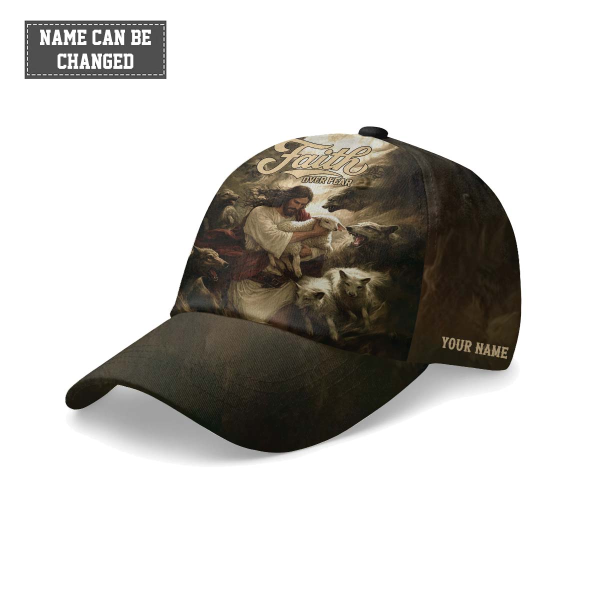 Jesus Protect the Lamp Baseball Cap