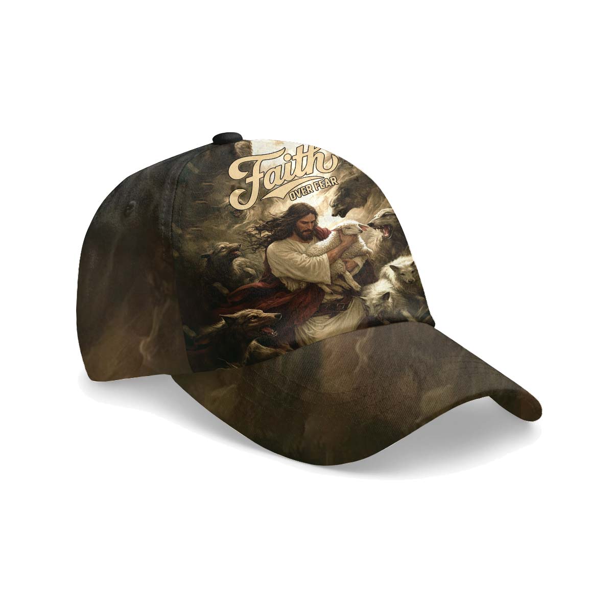 Jesus Protect the Lamp Baseball Cap
