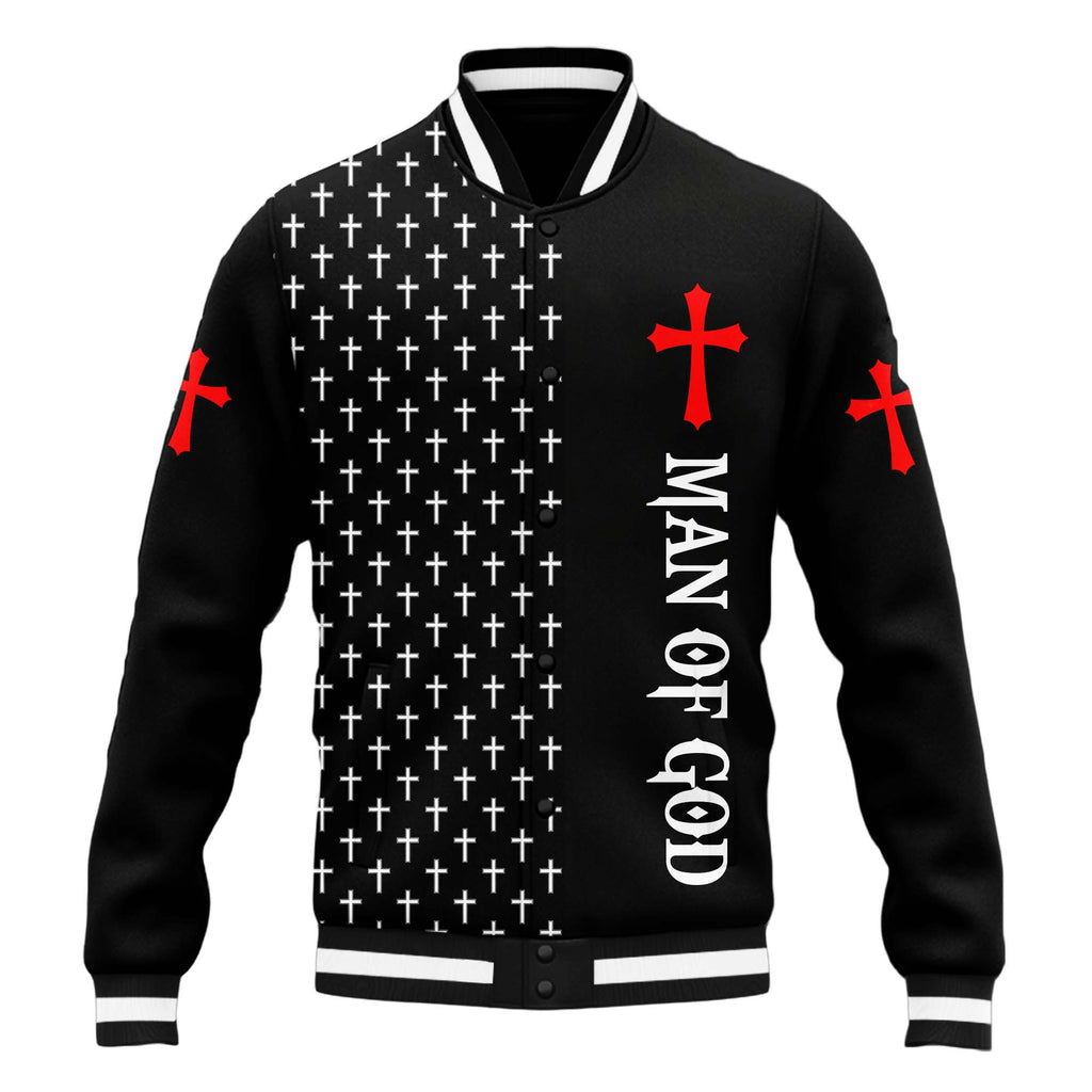 He Died For Me Baseball Jacket