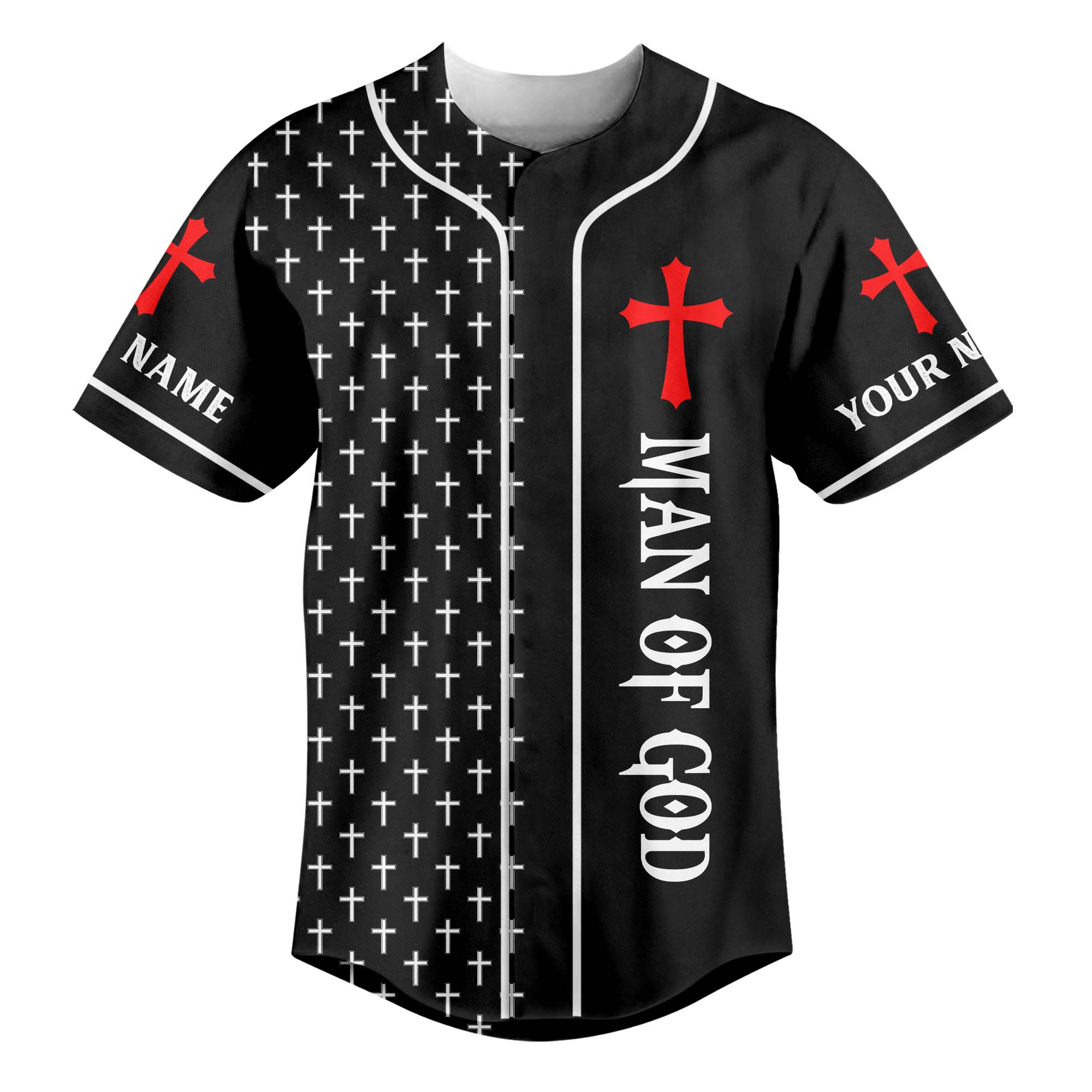 He Died For Me Custom Name Baseball Jersey