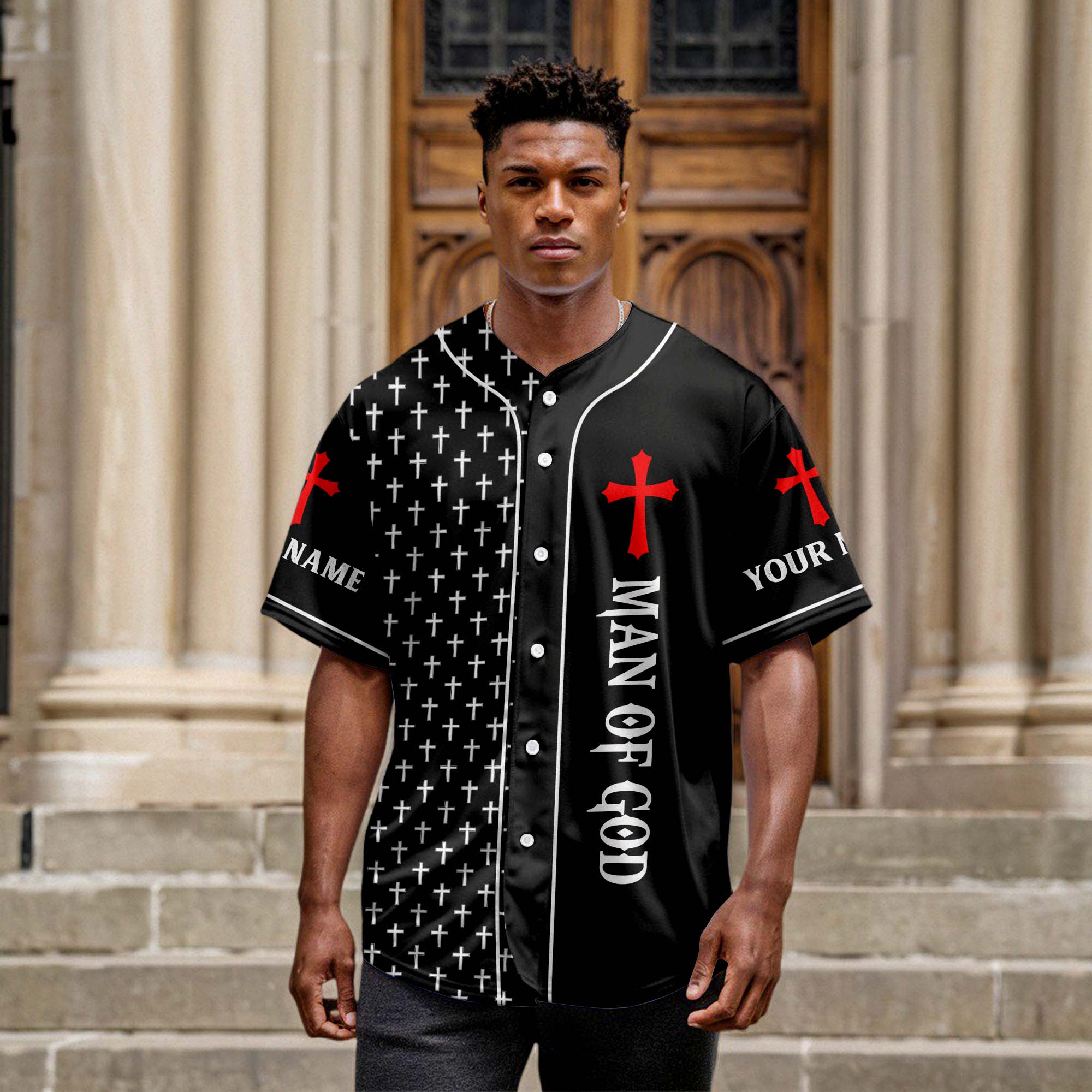 He Died For Me Custom Name Baseball Jersey