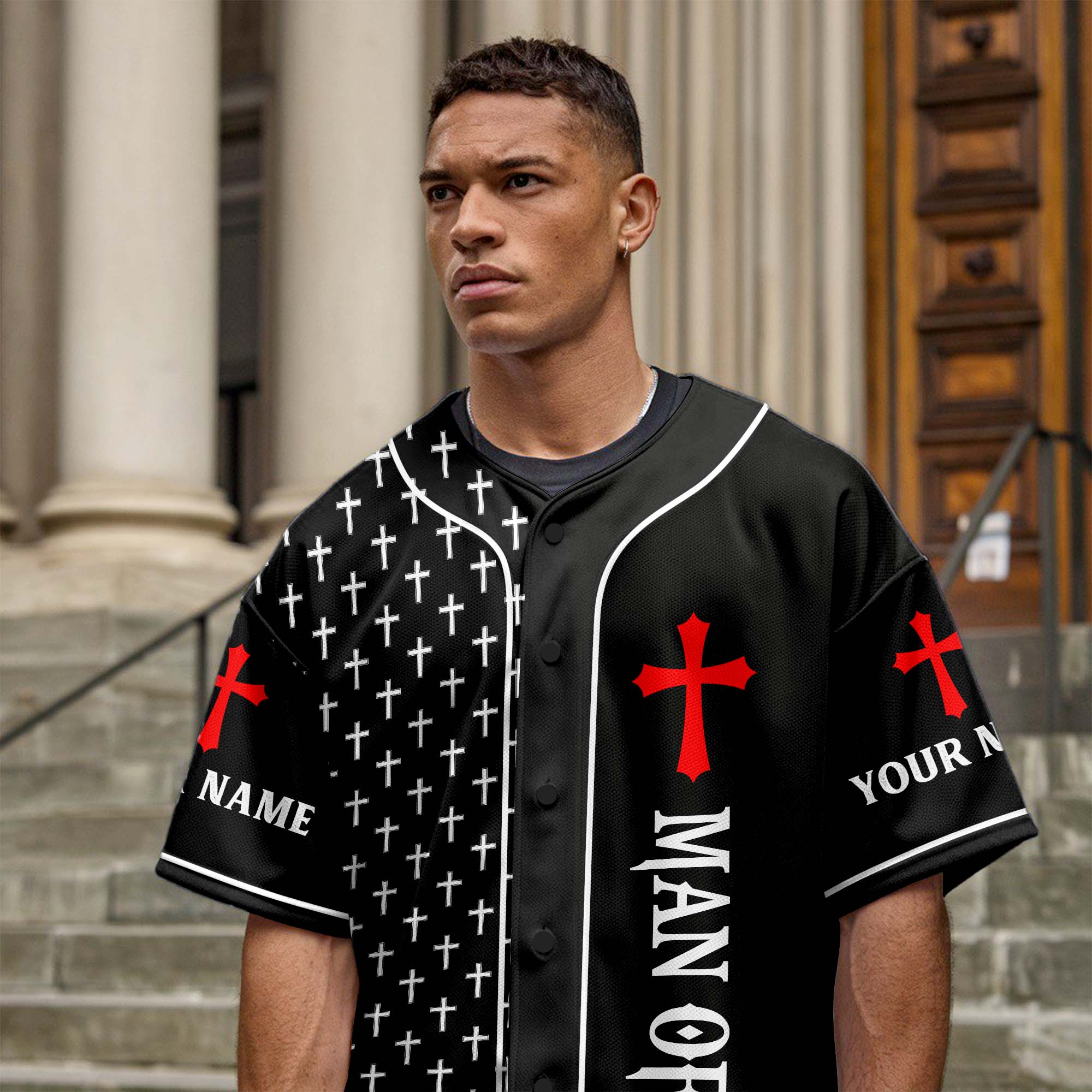 He Died For Me Custom Name Baseball Jersey