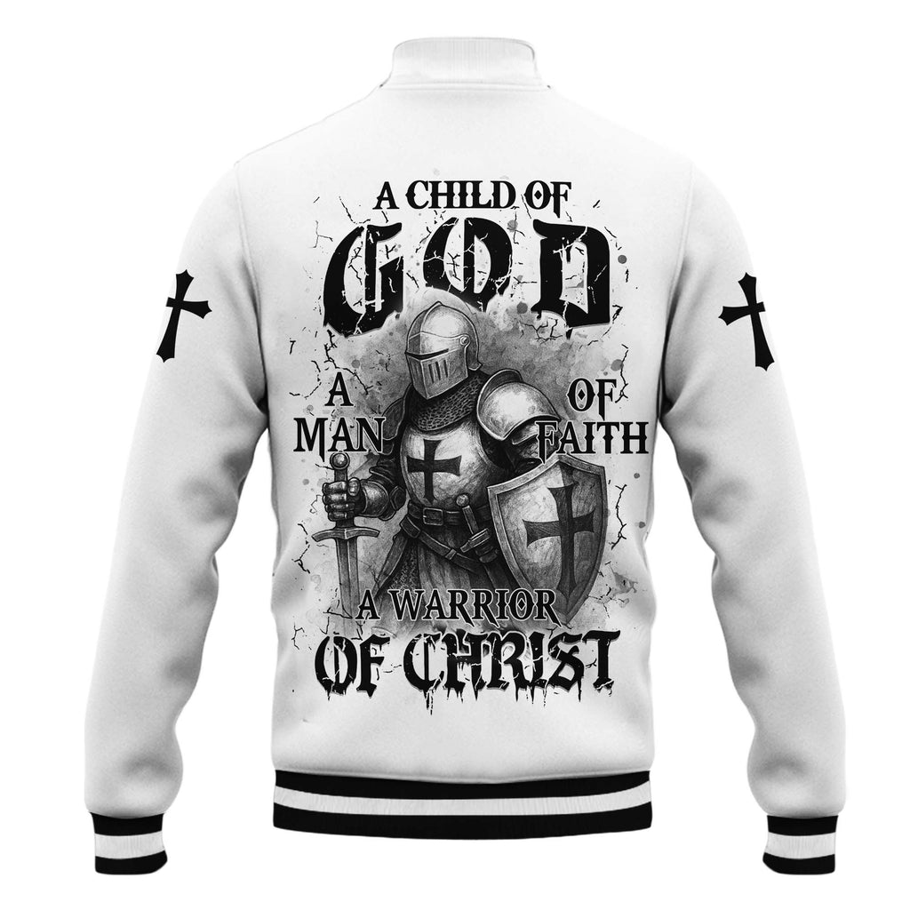 A Warrior Of Christ Baseball Jacket