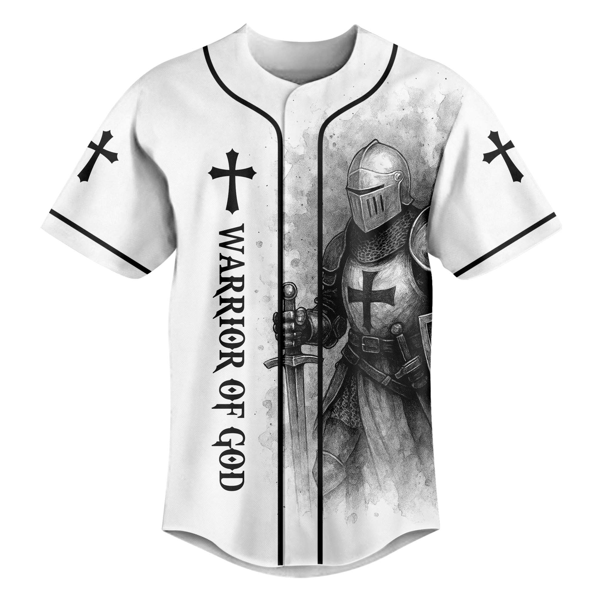 Child of God Warrior of Christ Baseball Jersey Deal