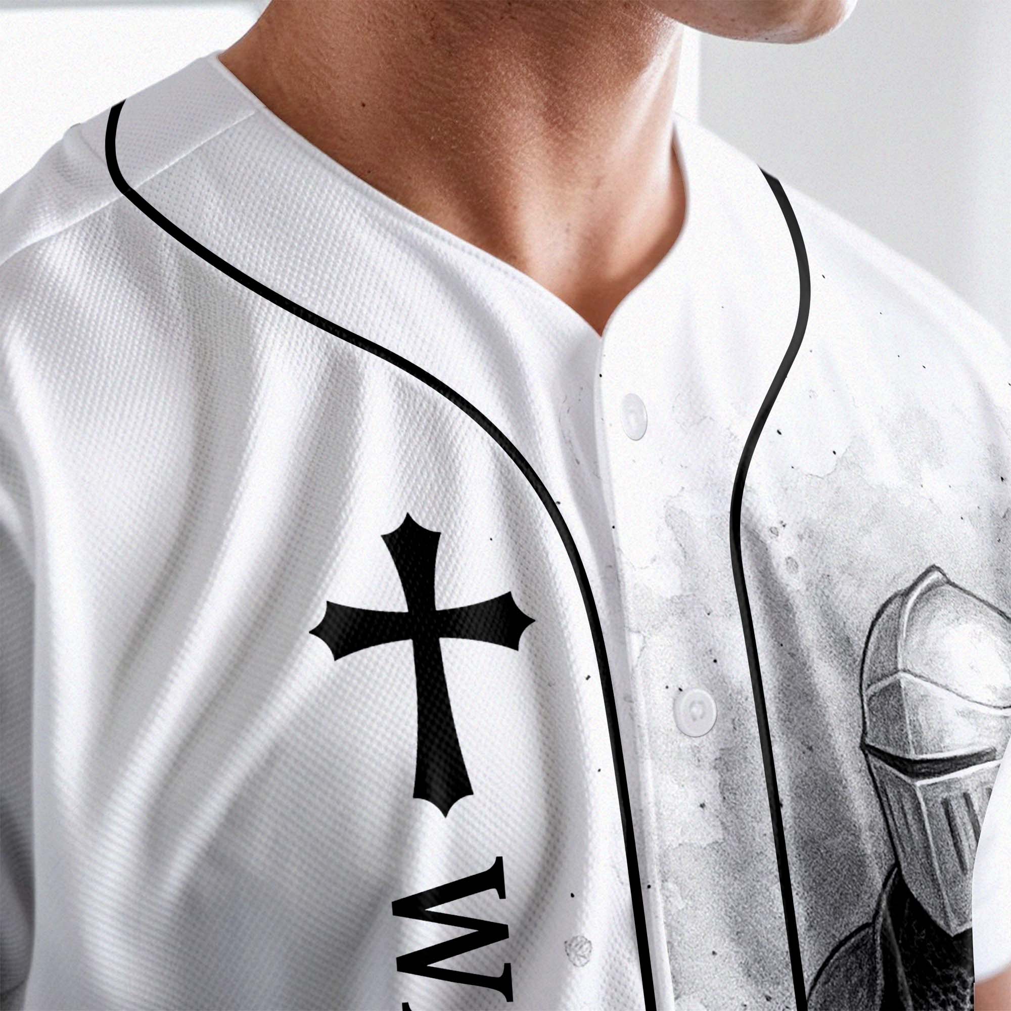 Child of God Warrior of Christ Baseball Jersey Deal