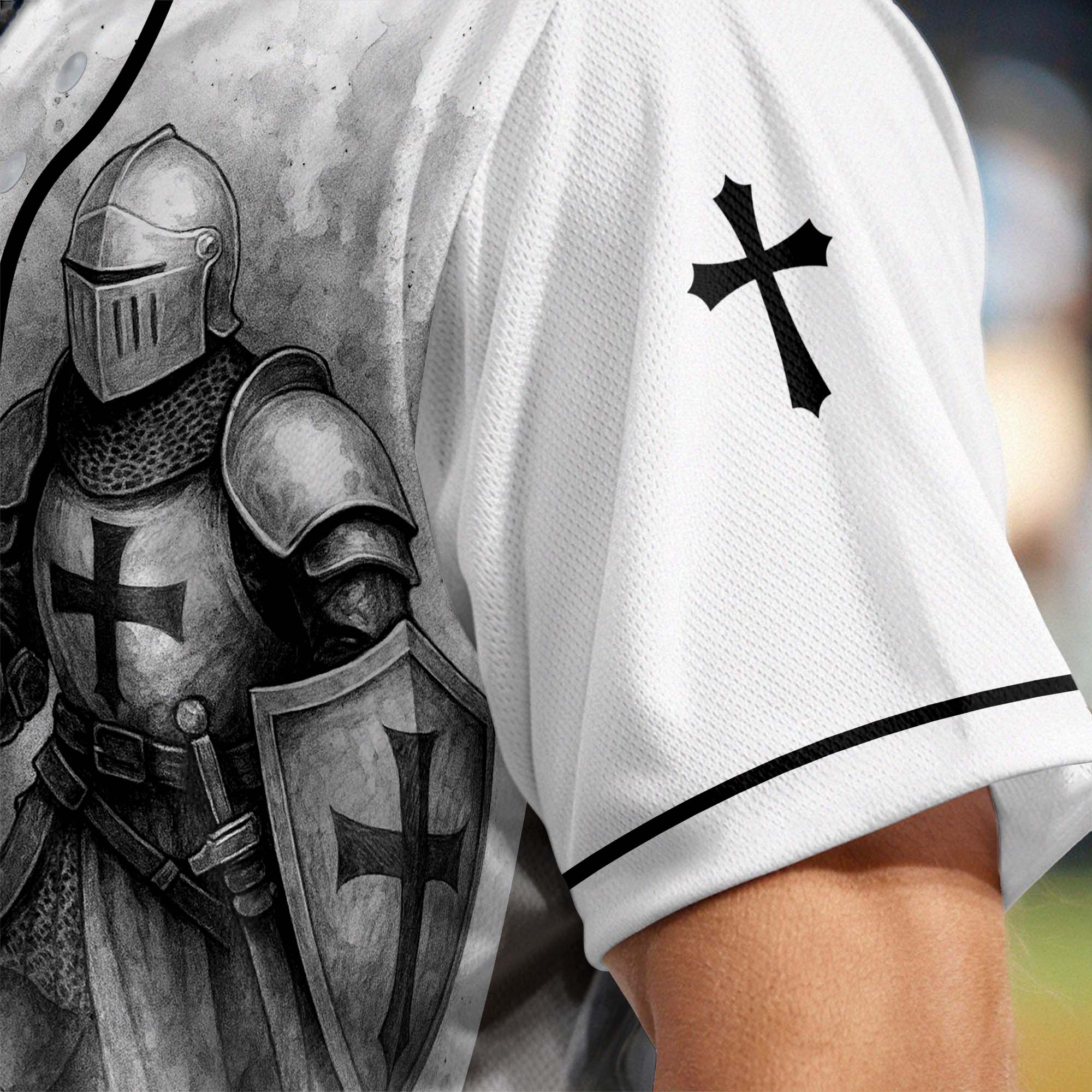 Child of God Warrior of Christ Baseball Jersey Deal