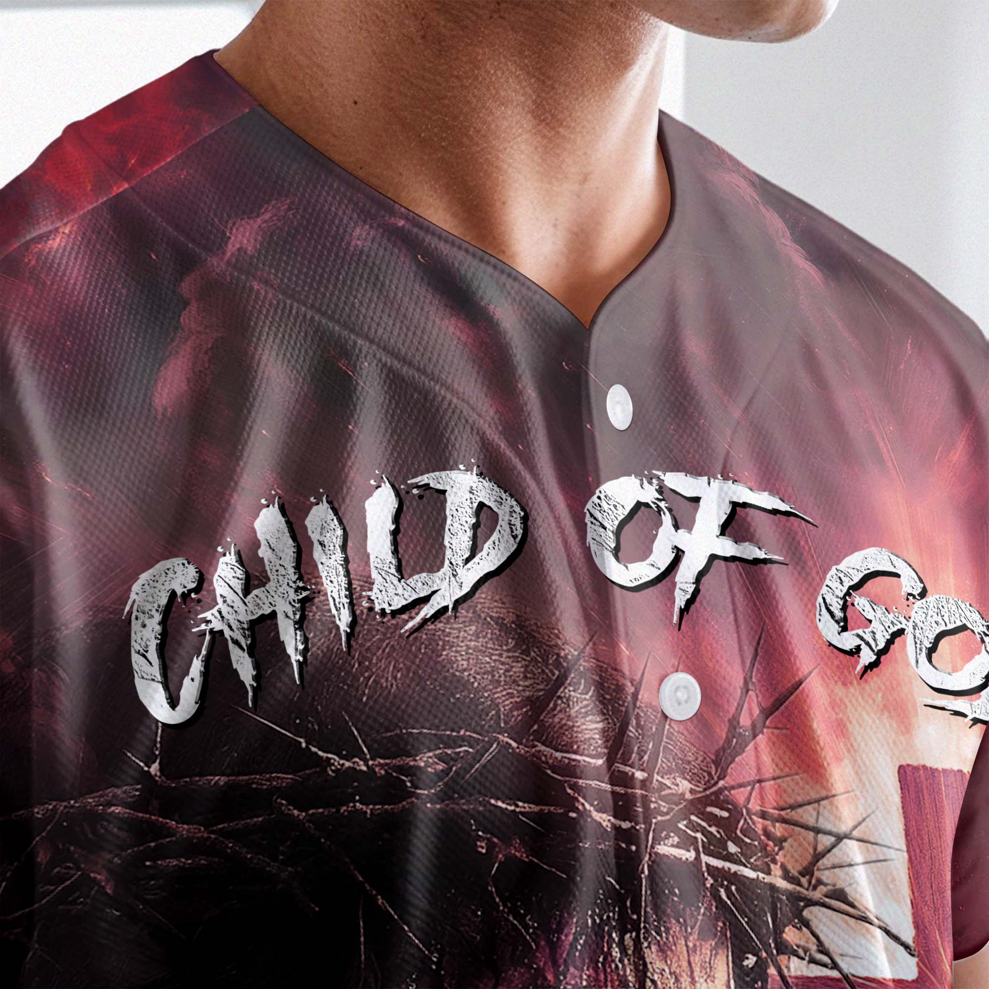 He Died For Me Lion Custom Name Baseball Jersey
