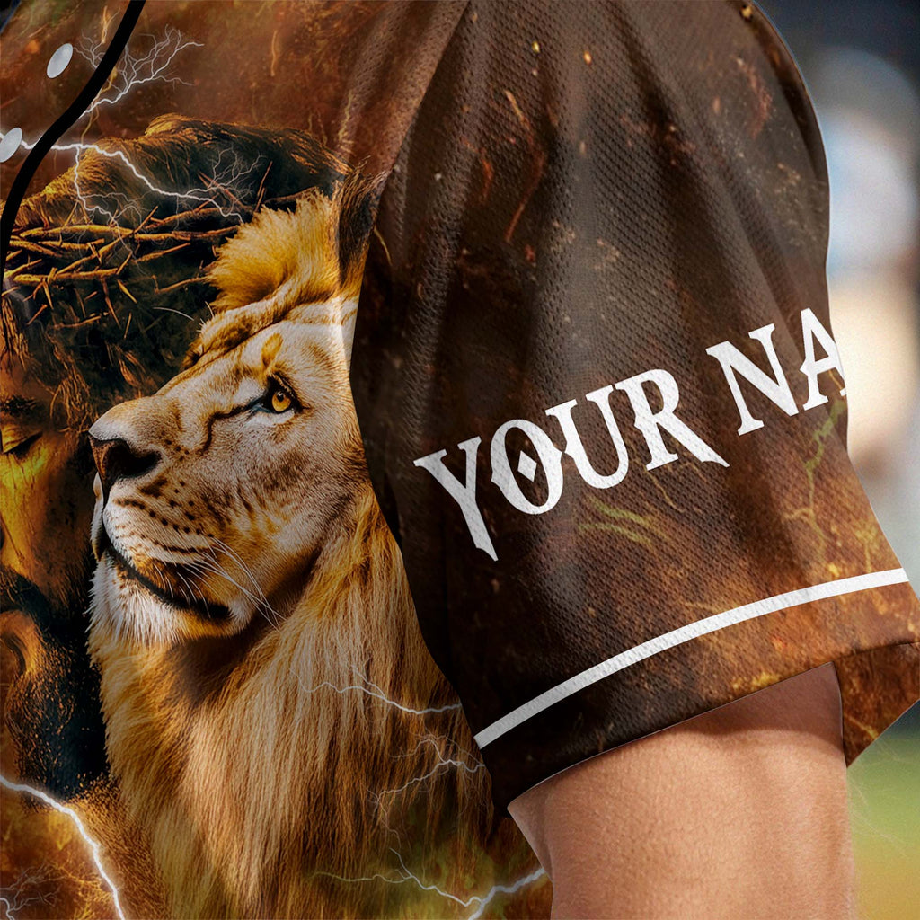 I Can Do All Things Through Christ Who Strengthens Me Custom Name Baseball Jersey
