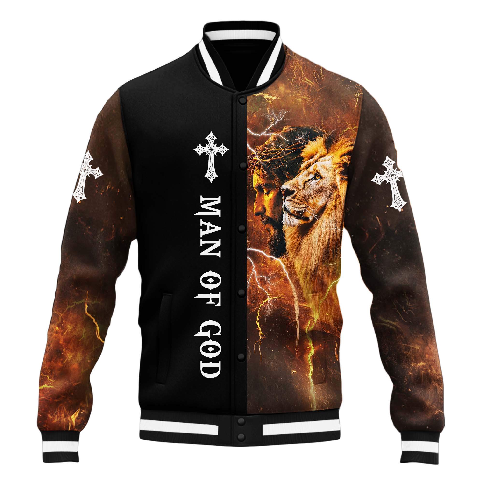 I Can Do All Things Through Christ Who Strengthens Me Baseball Jacket