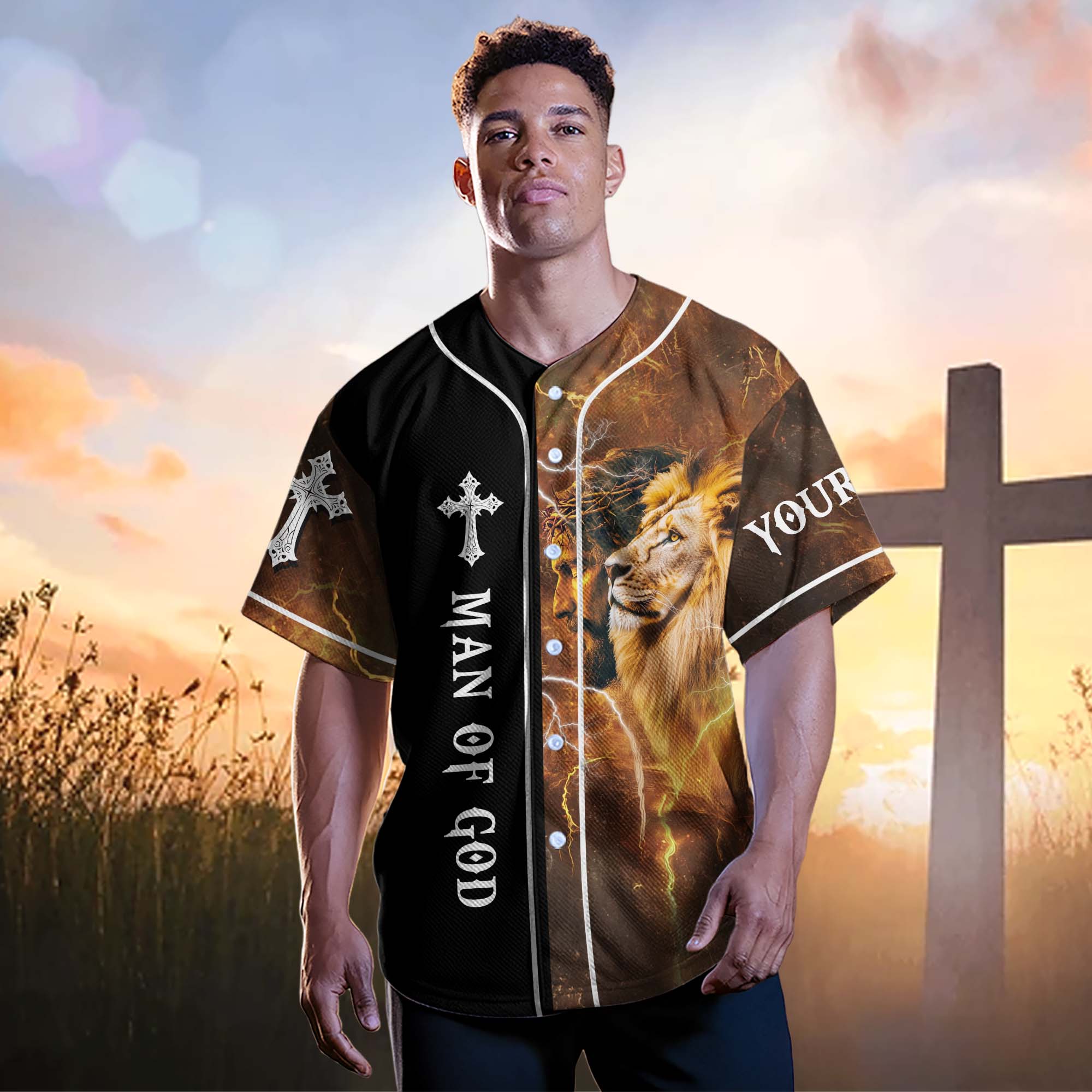 I Can Do All Things Through Christ Who Strengthens Me Custom Name Baseball Jersey