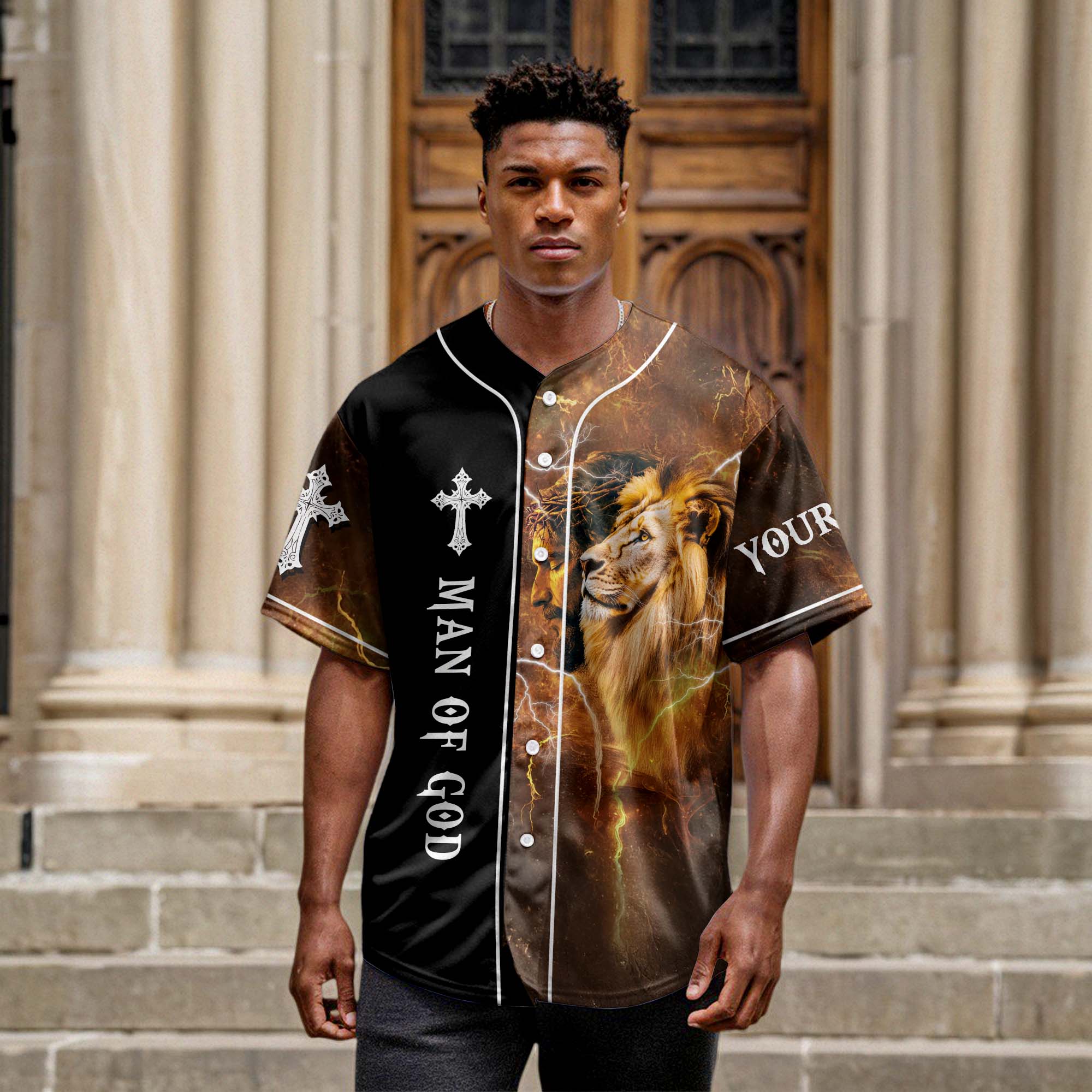 I Can Do All Things Through Christ Who Strengthens Me Custom Name Baseball Jersey