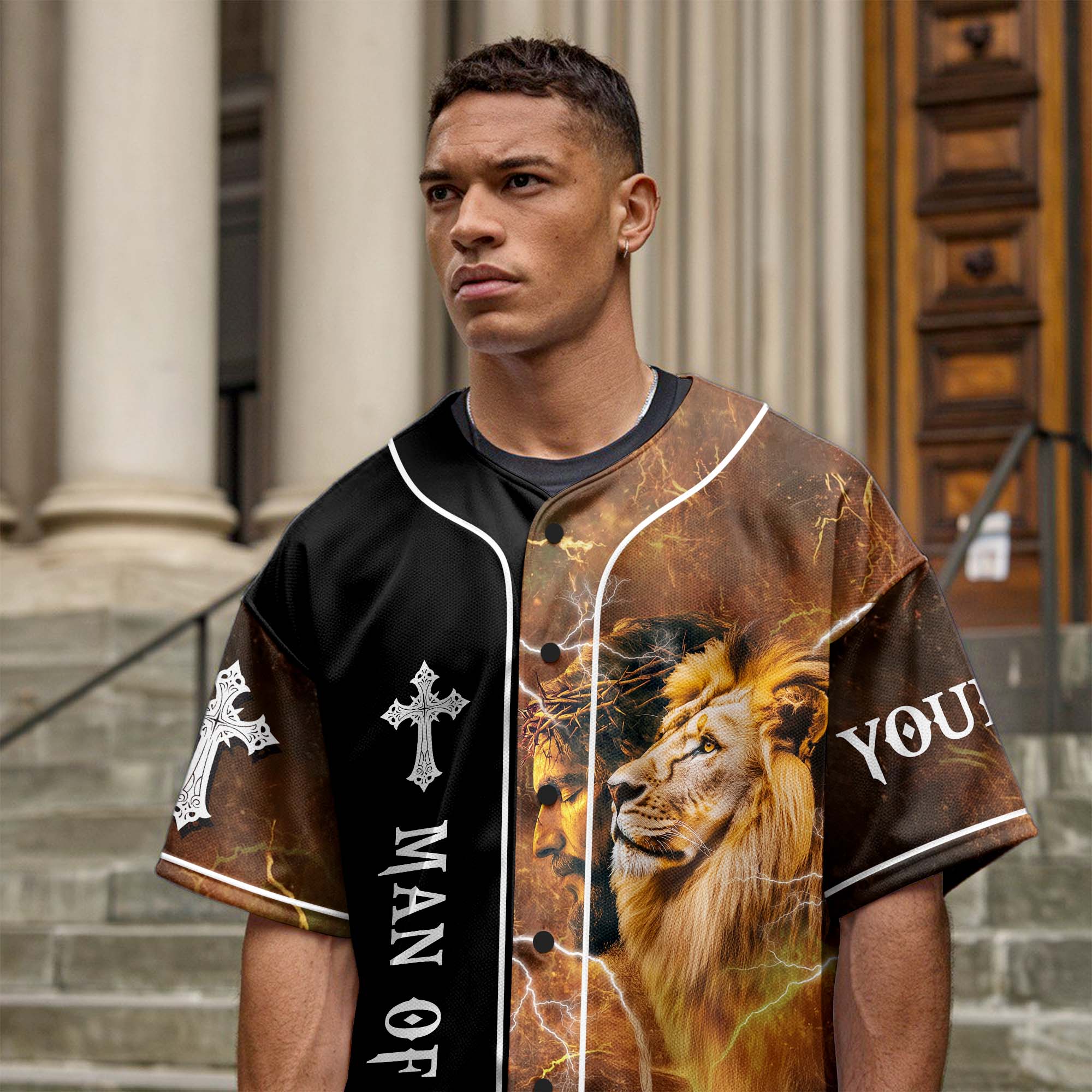 I Can Do All Things Through Christ Who Strengthens Me Custom Name Baseball Jersey