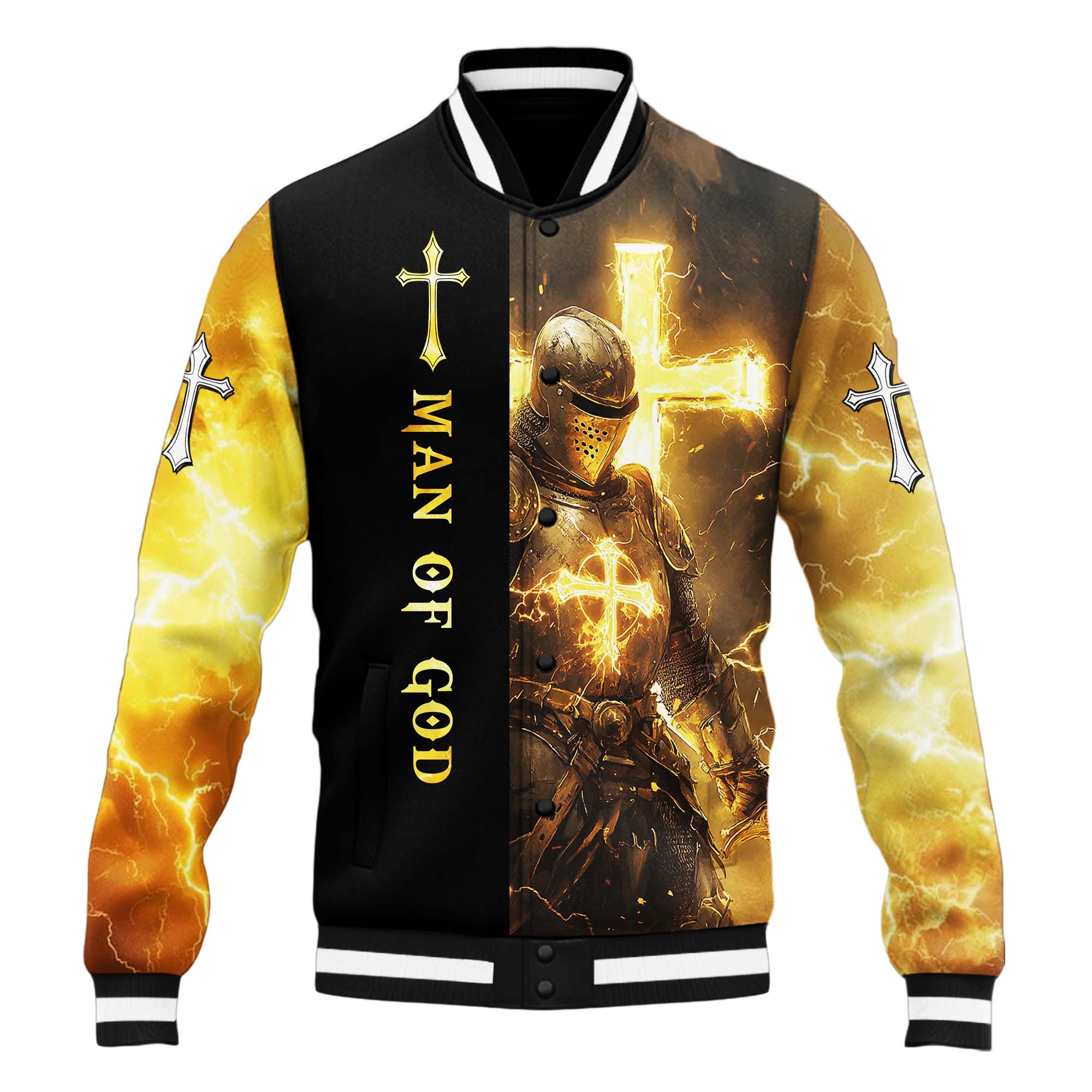I Don't Fight Alone Baseball Jacket