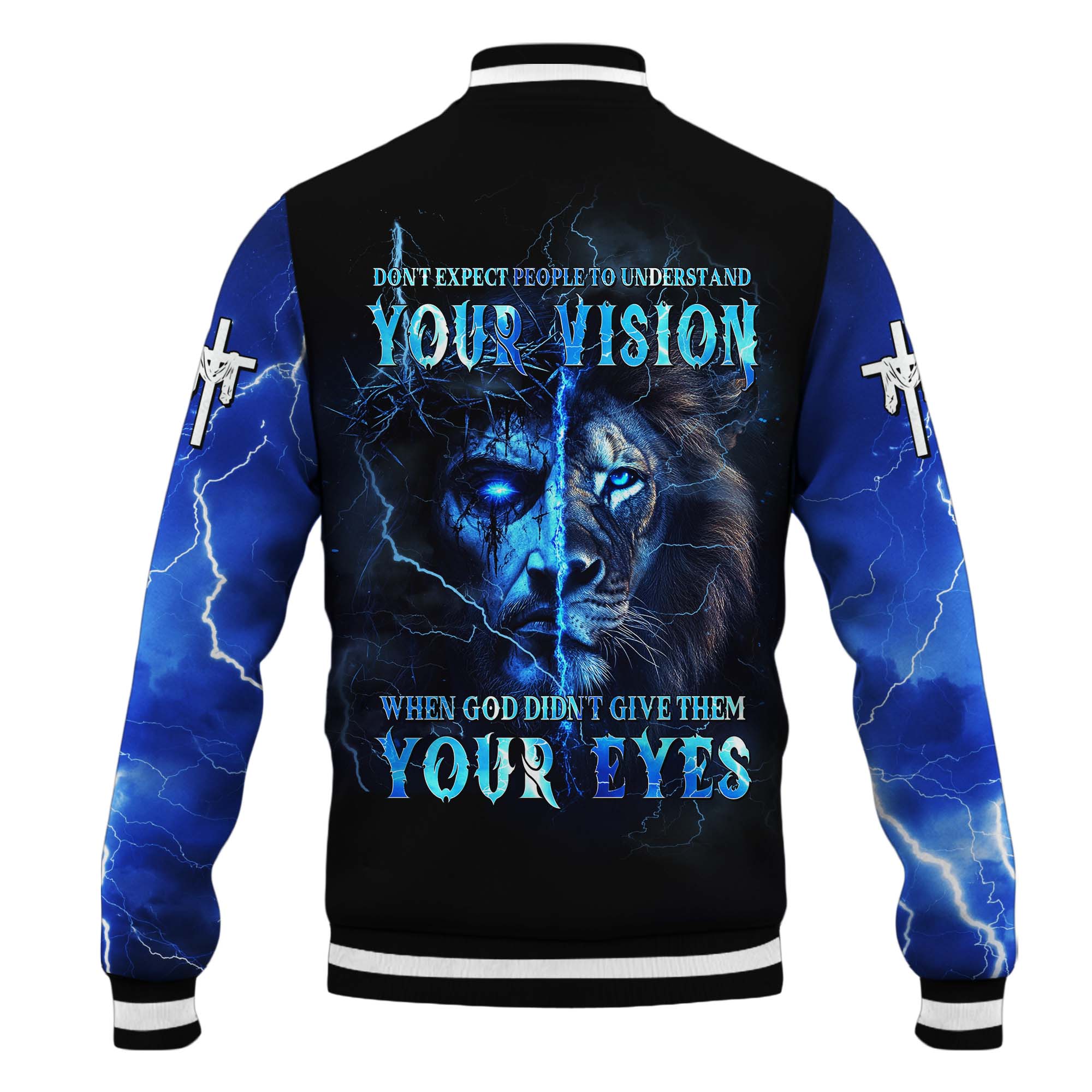 Don't Expect People To Understand Your Vision Lion Baseball Jacket