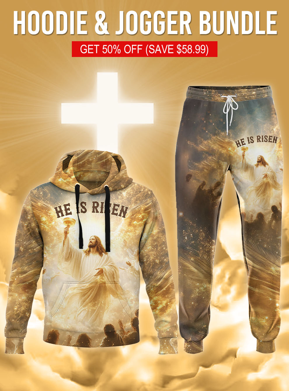 He Is Alive Hoodie & Jogger Bundle