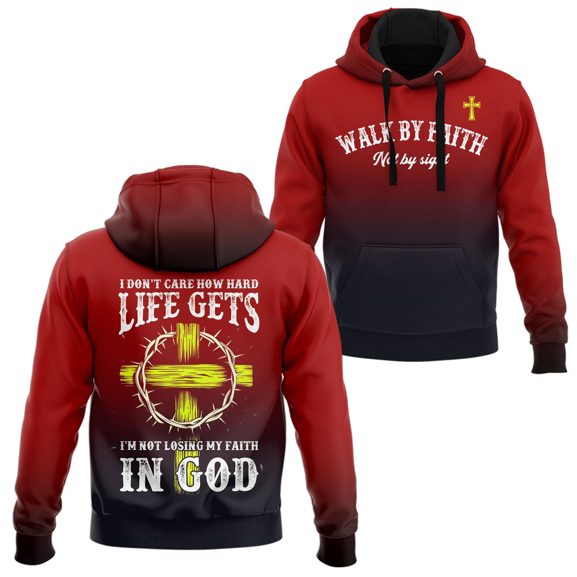 Walk By Faith Not By Sight Hoodie & Jogger Bundle