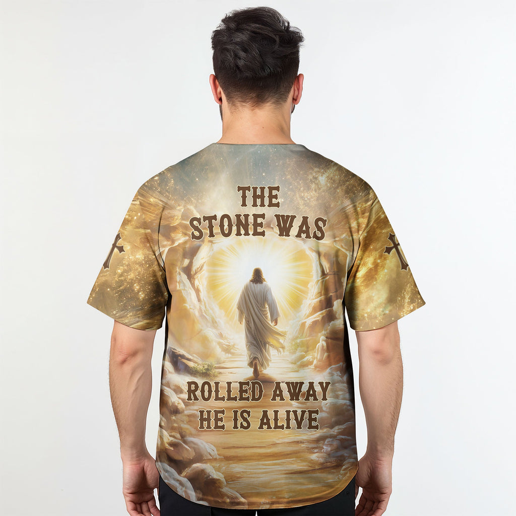 "He Is Alive" Baseball Jersey Personalized