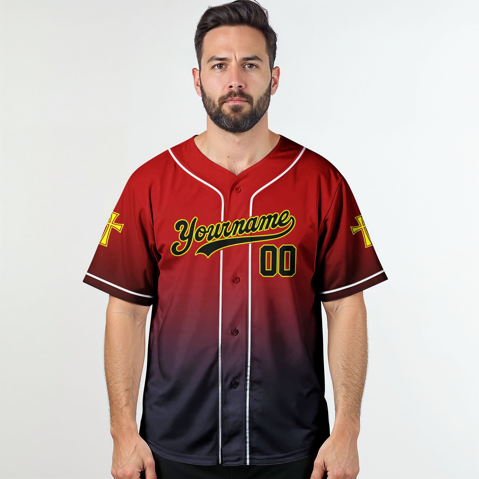 "Walk By Faith Not By Sight" Baseball Jersey Personalized