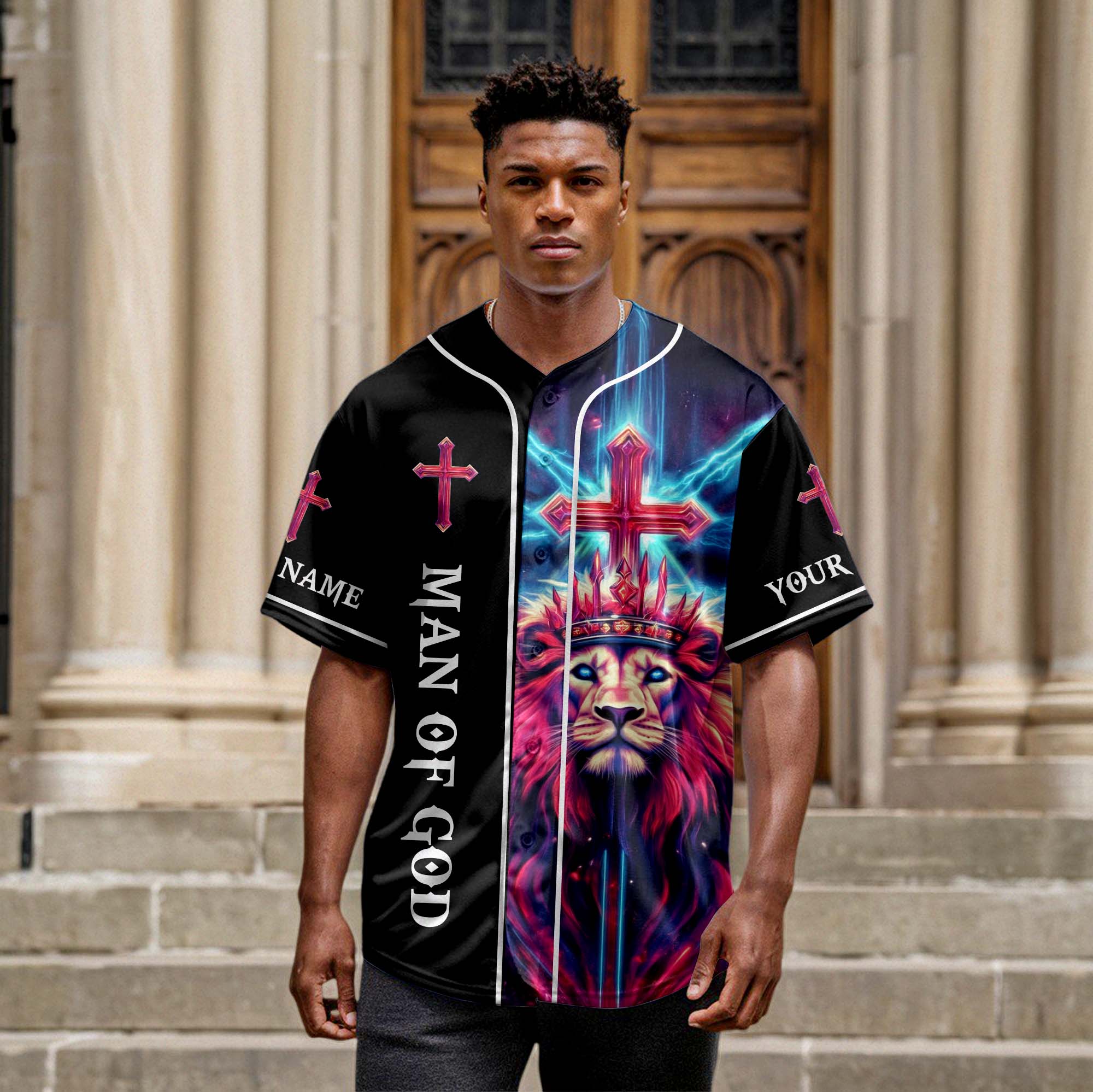 Don't Let Your Fear Decide Your Future Custom Name Baseball Jersey