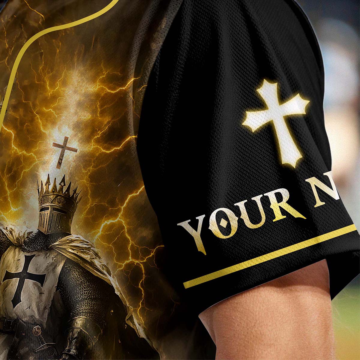 A Warrior Of Christ Custom Name Baseball Jersey