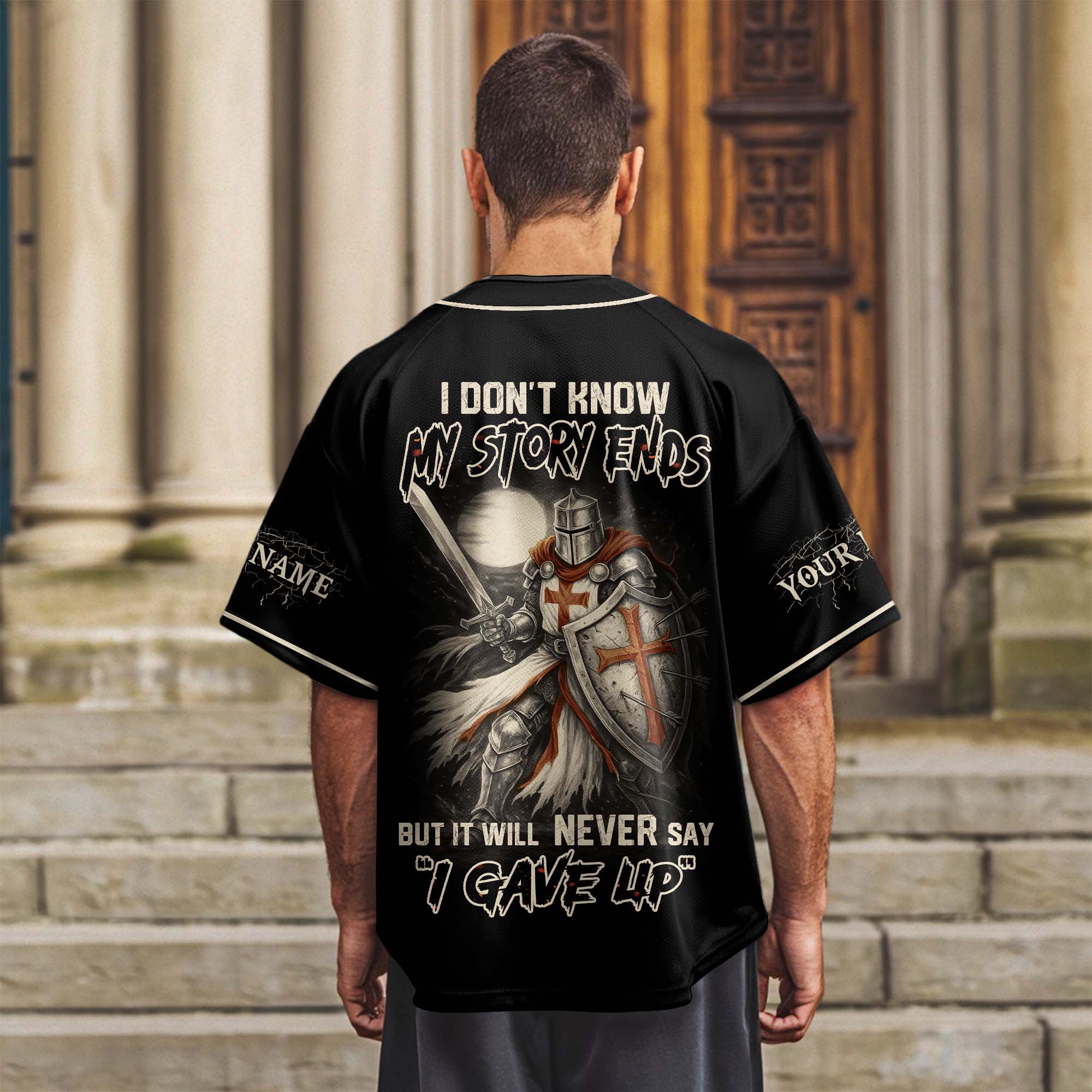 I Don't Know How My Story End Custom Name Baseball Jersey