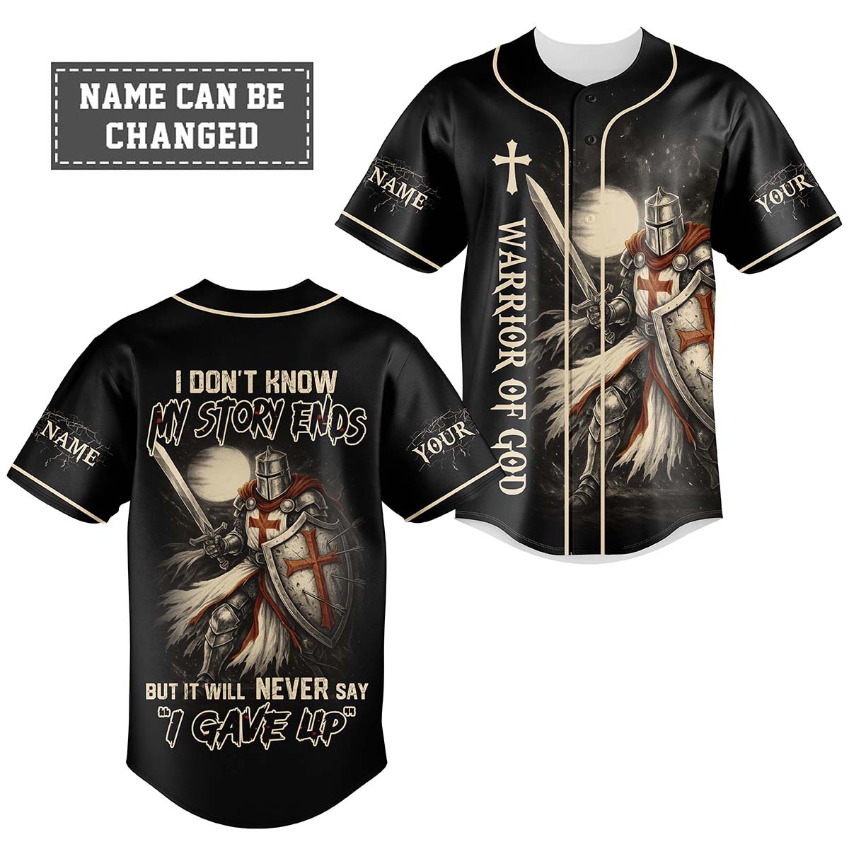 I Don't Know How My Story End Custom Name Baseball Jersey