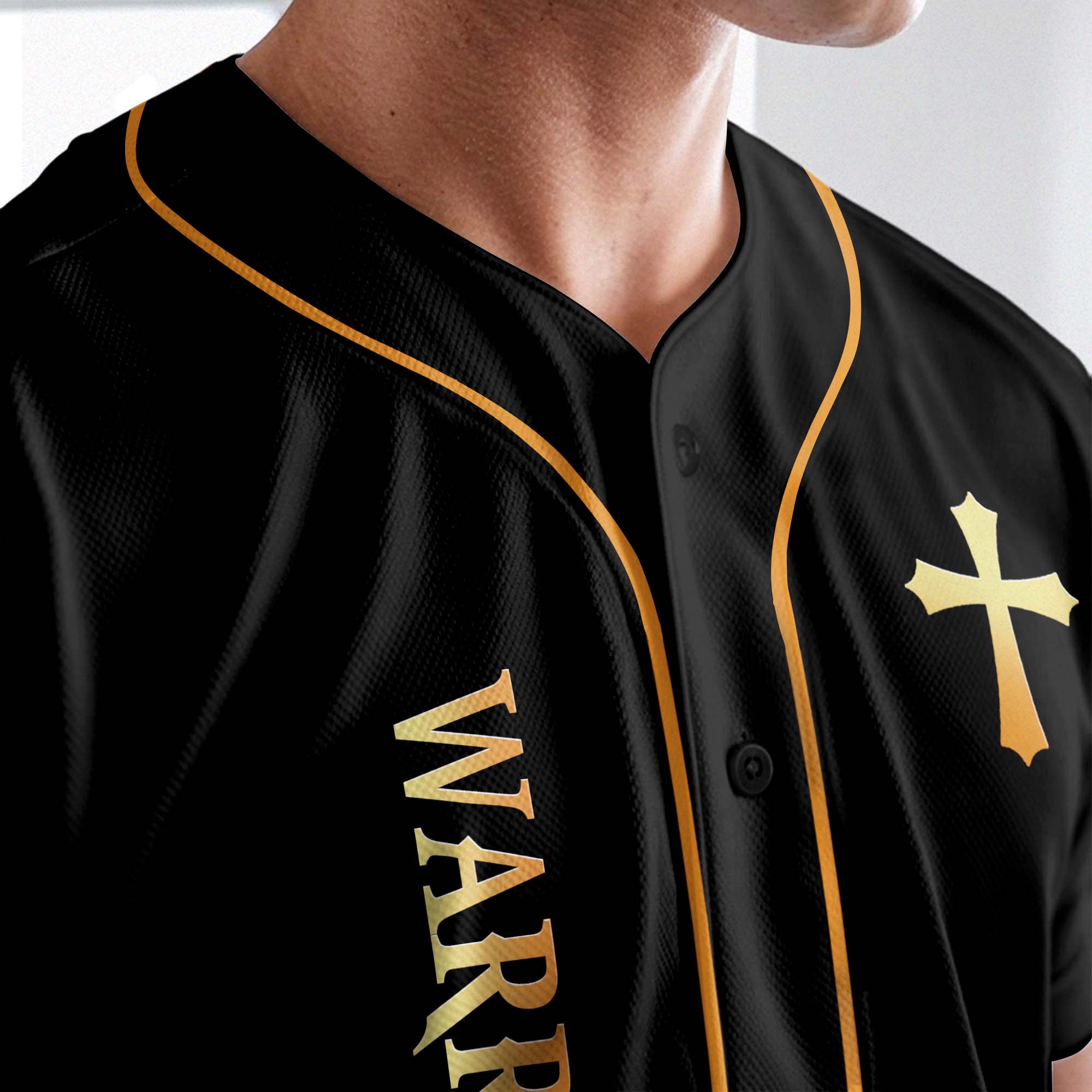 I Am A Warrior For Christ Custom Name Baseball Jersey