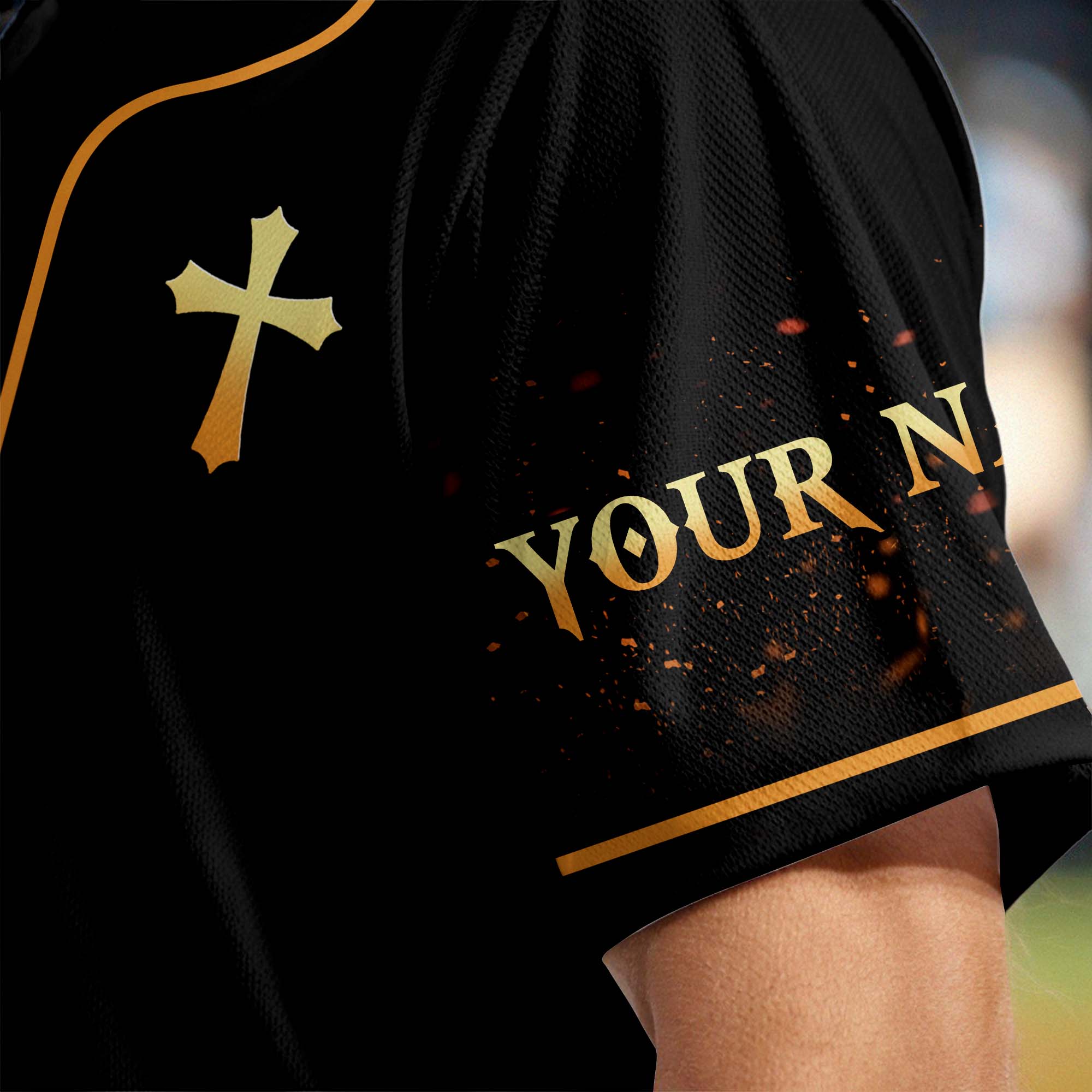 I Am A Warrior For Christ Custom Name Baseball Jersey