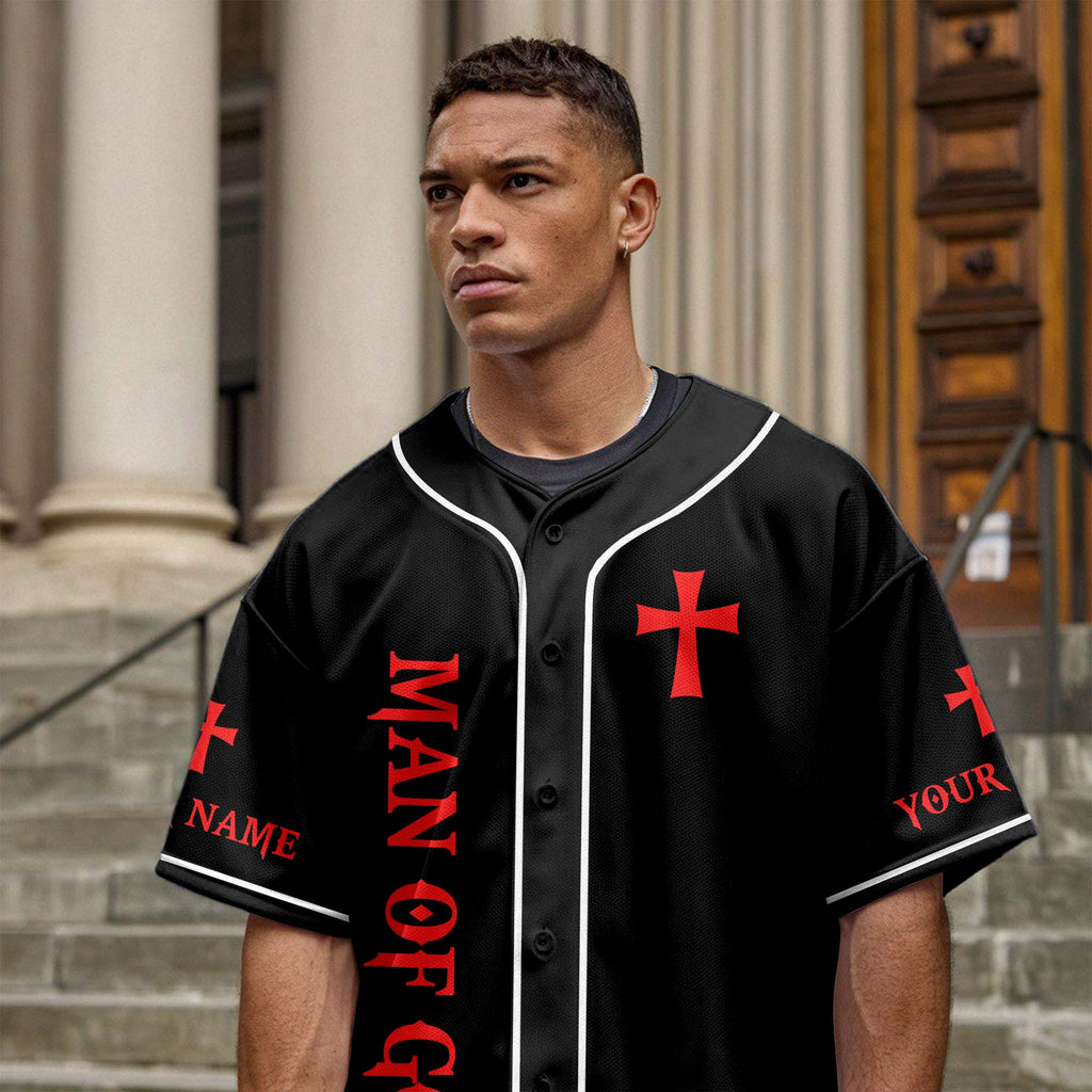 A Warrior Of Christ Custom Name Baseball Jersey