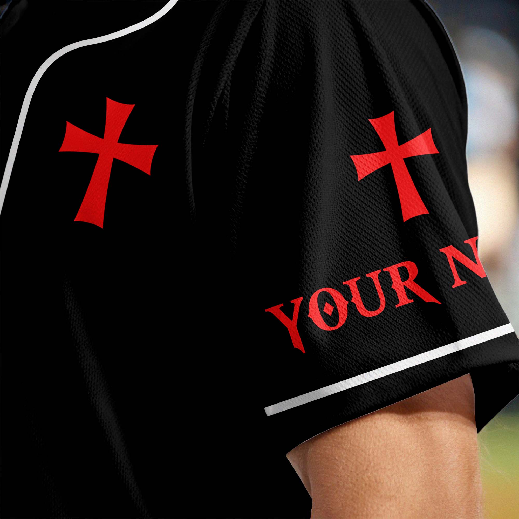 A Warrior Of Christ Custom Name Baseball Jersey