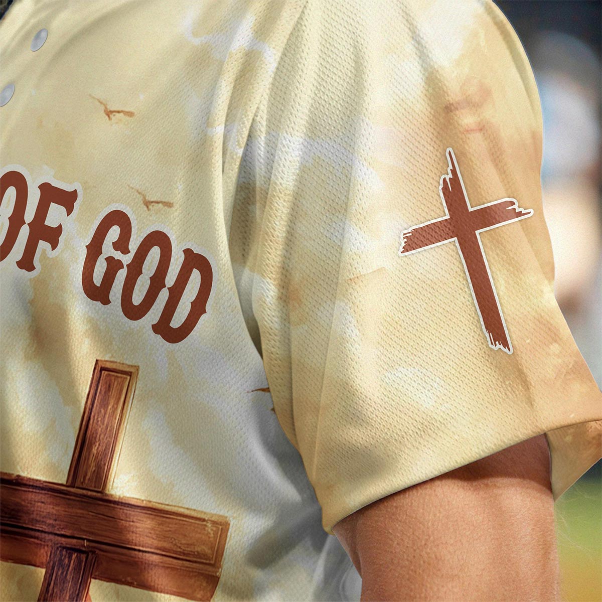 Be Strong and Courageous Baseball Jersey