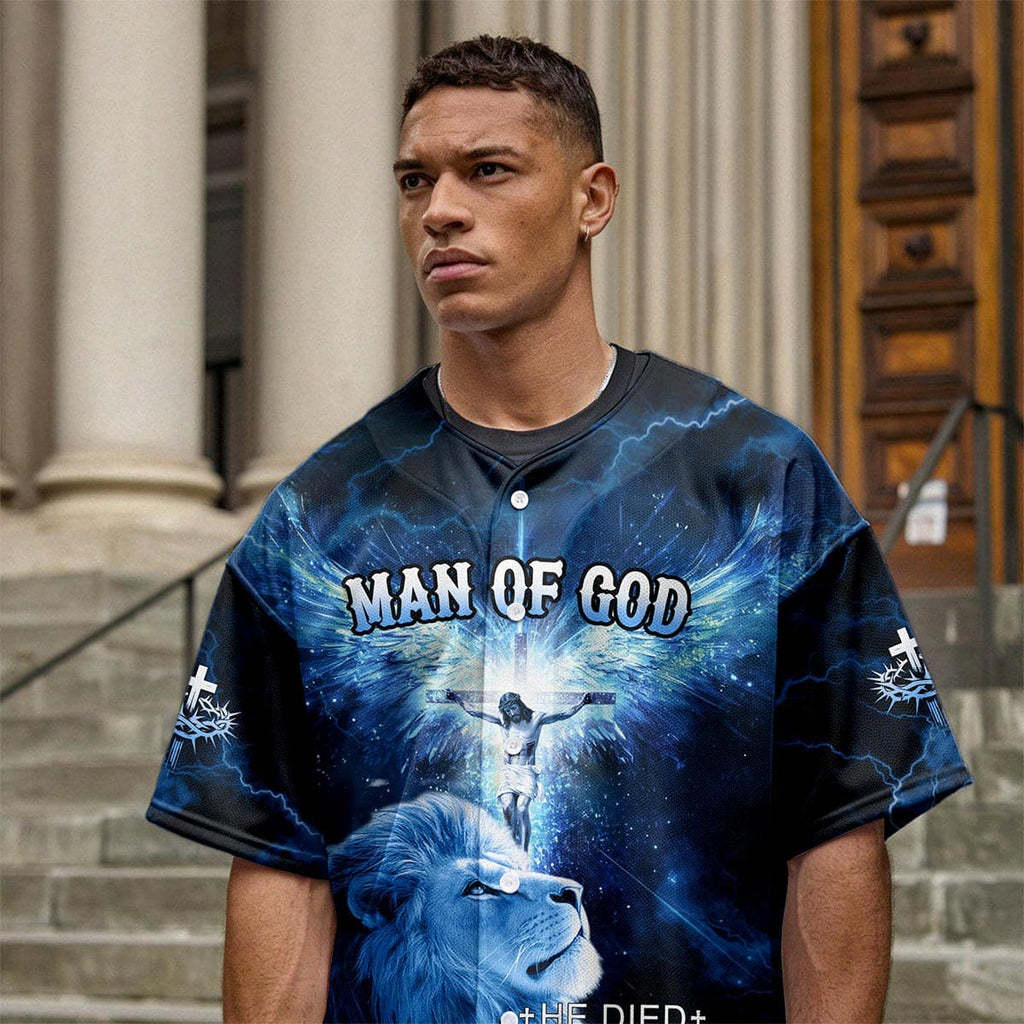 He Die For Me And Now I Live For Him Baseball Jersey