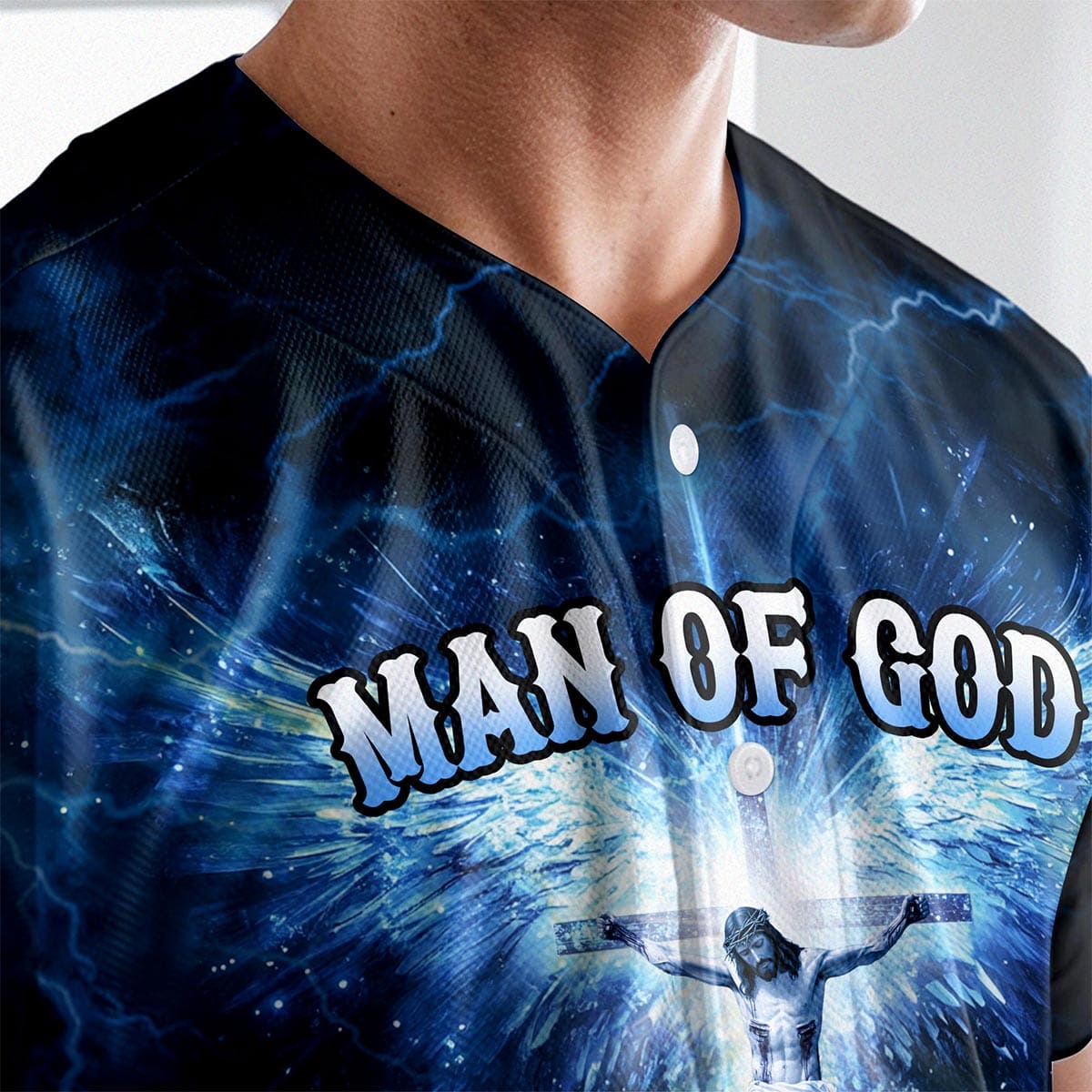 He Die For Me And Now I Live For Him Baseball Jersey