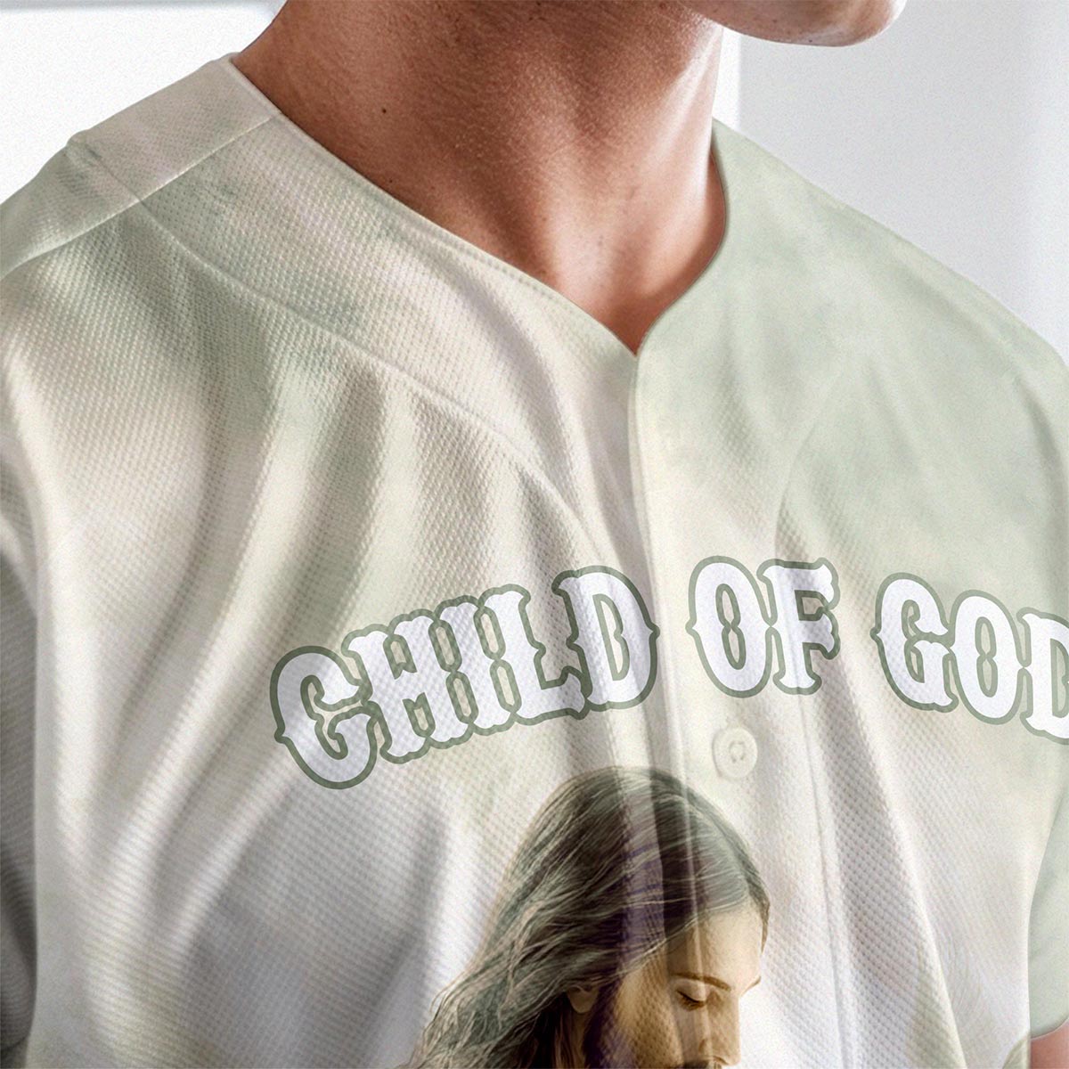 Child Of God Custom Name Baseball Jersey