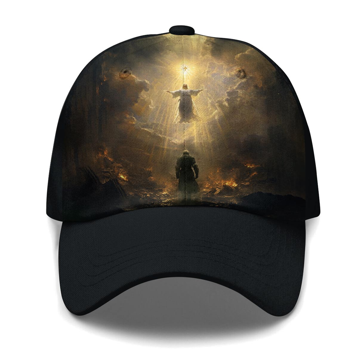 A Child Of God A Man Of Faith A Warrior Of Christ Baseball Cap